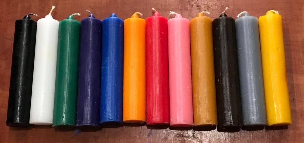 7-Day Glass Jar Candle | Unscented Ritual Spell Candle, Horse Imprint