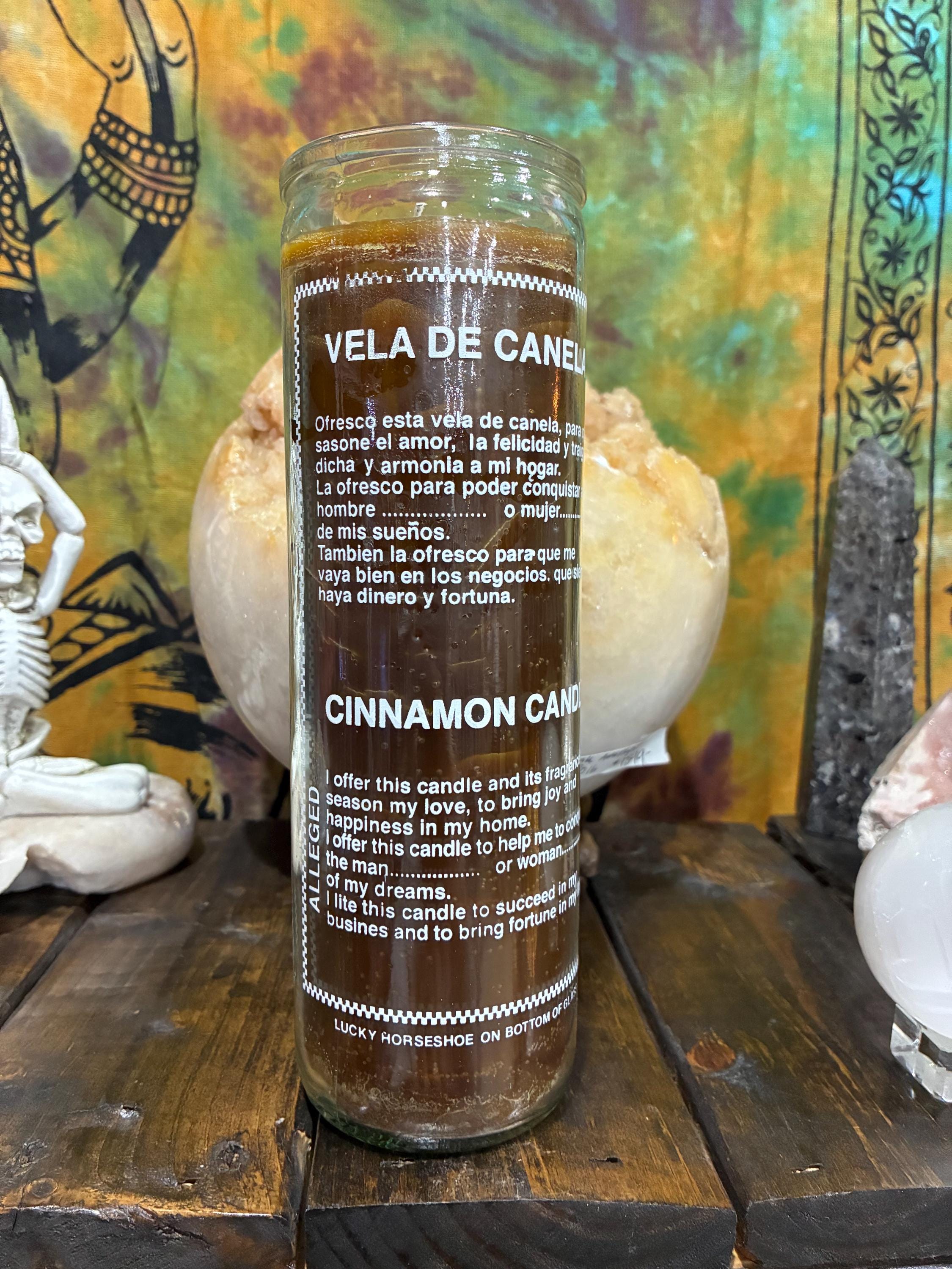 Cinnamon Ritual Candle | Love, Money, Success | 7 Day Jar Candle