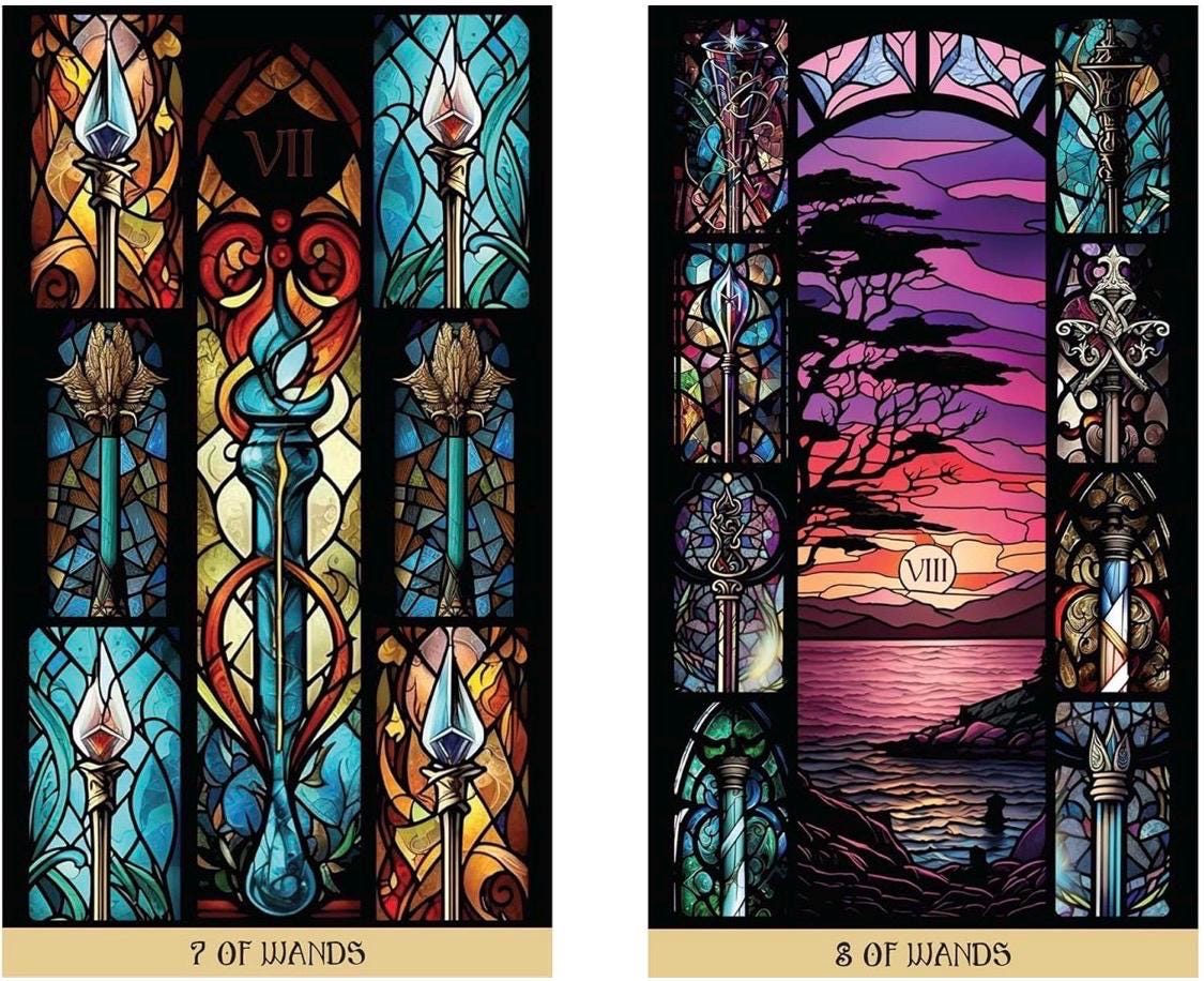 The Stained Glass Tarot: An Illuminated Journey through the Cards