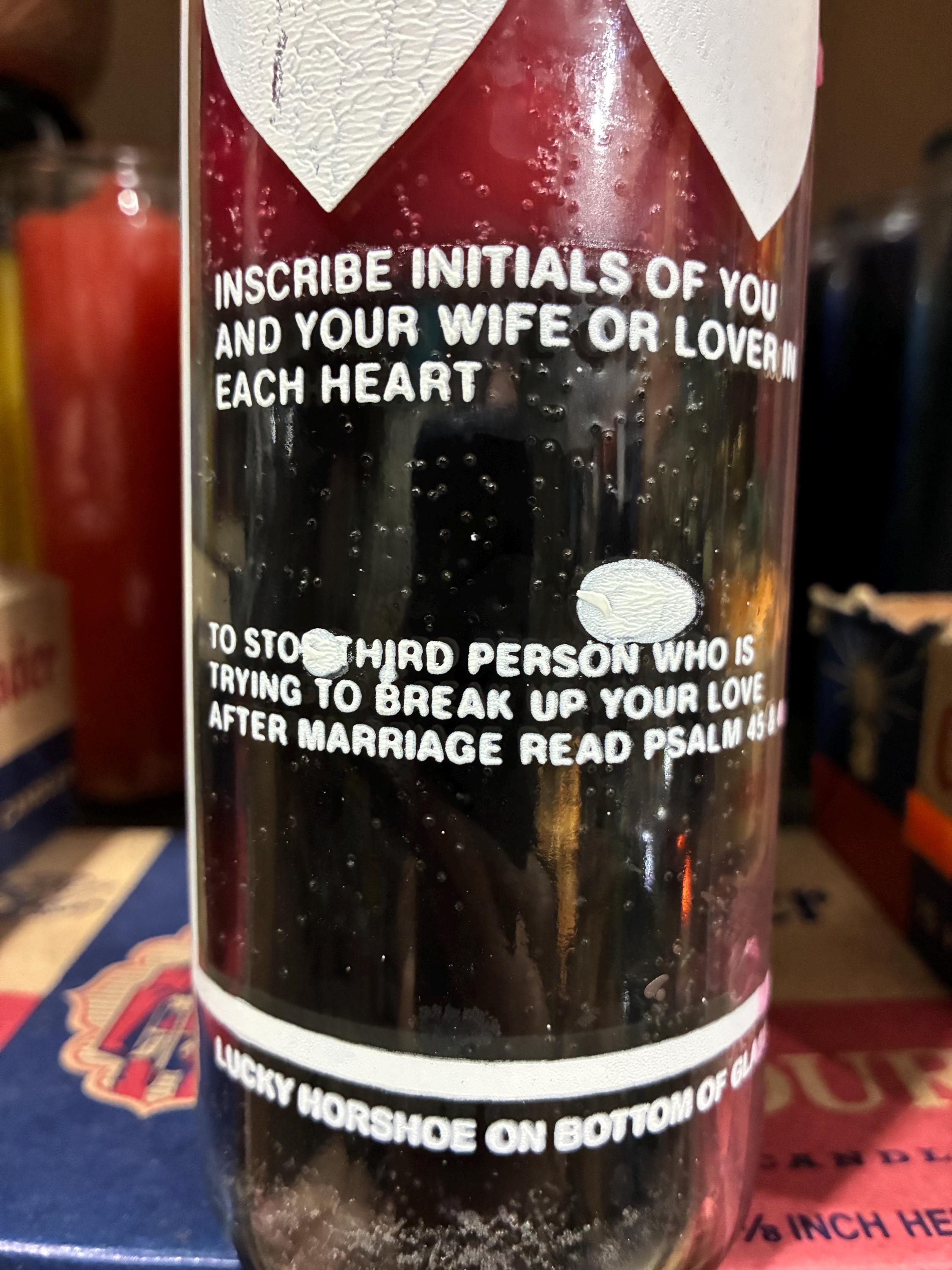 Da alleged reverse hearts- intention candles