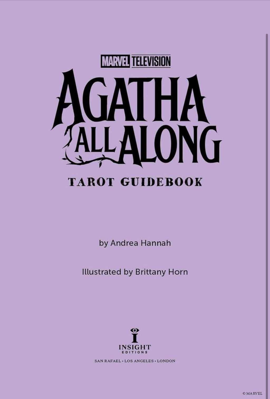 Agatha All Along Tarot Deck and Guidebook