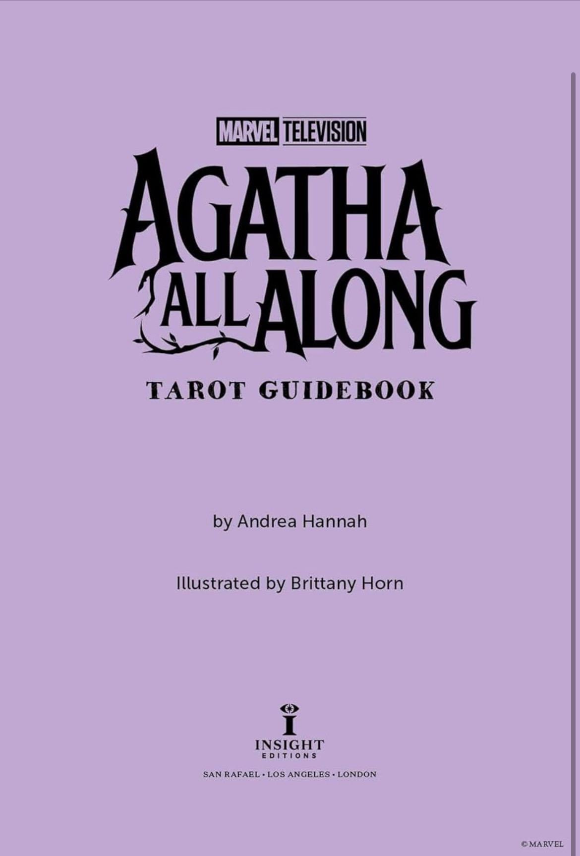 Agatha All Along Tarot Deck and Guidebook