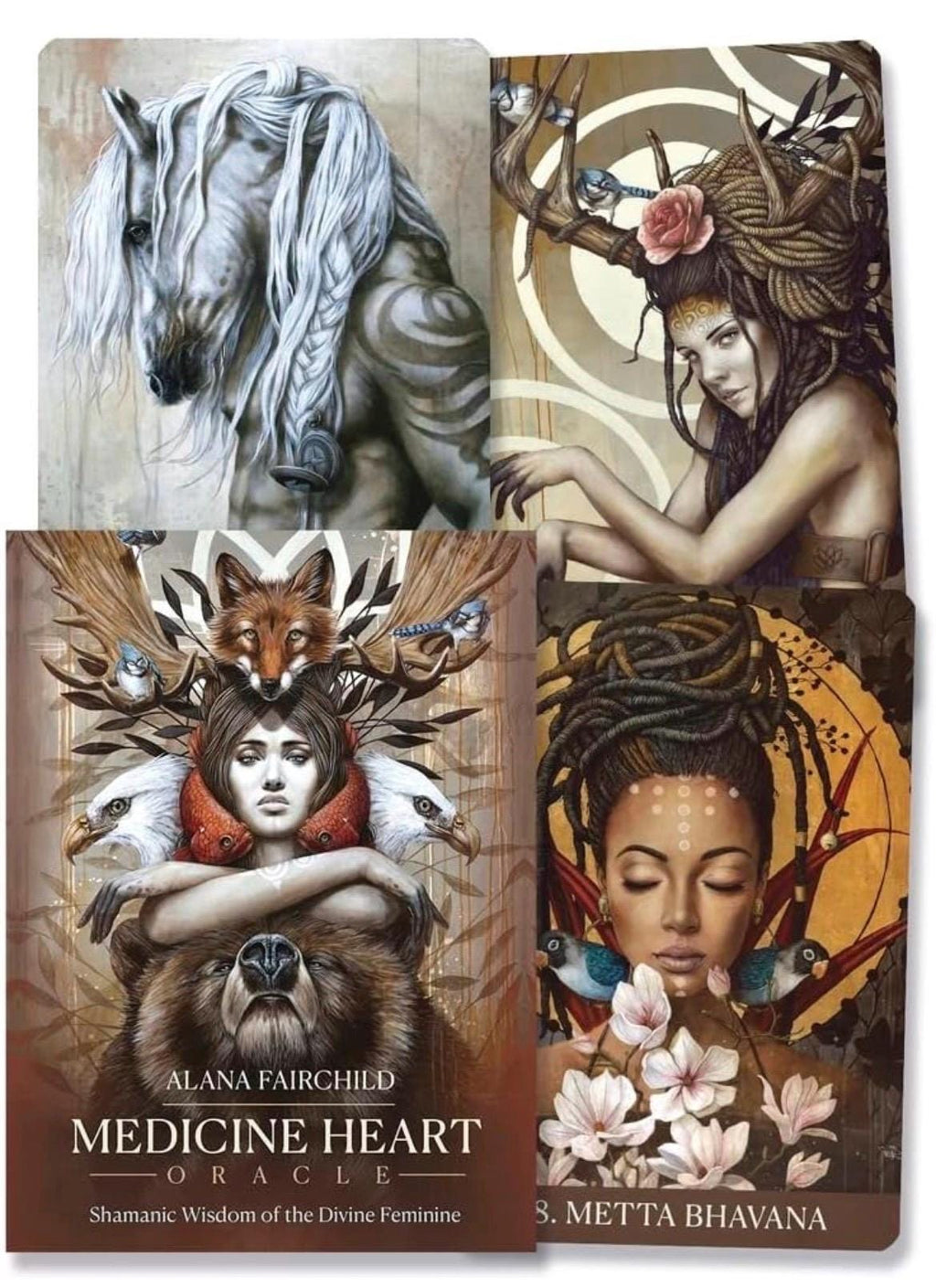 Medicine Heart Oracle Cards | Alana Fairchild Shamanic Wisdom (44 Cards + Guidebook)