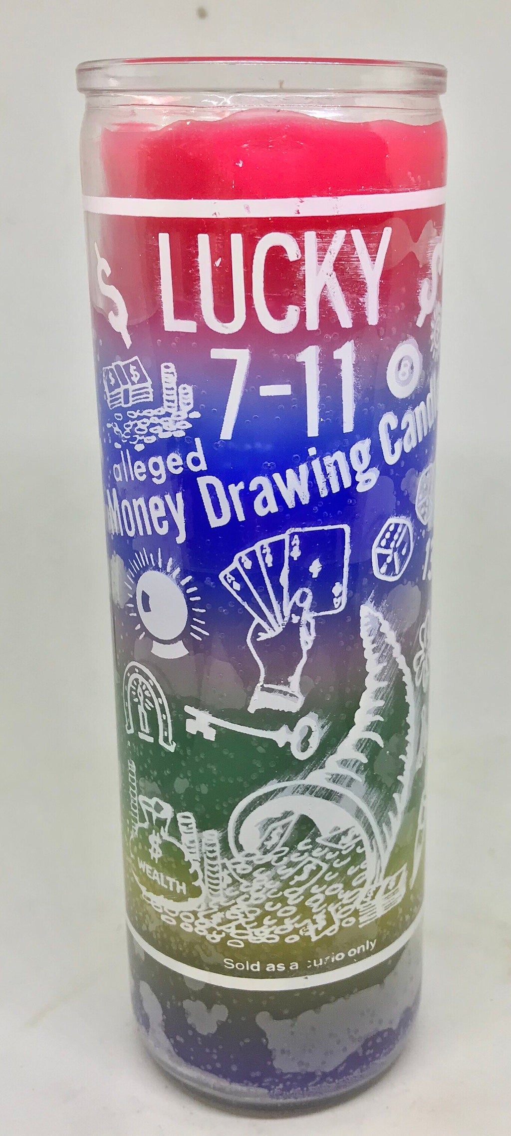 Lucky 7-11  Intention Candle: All Purpose Novena Candle