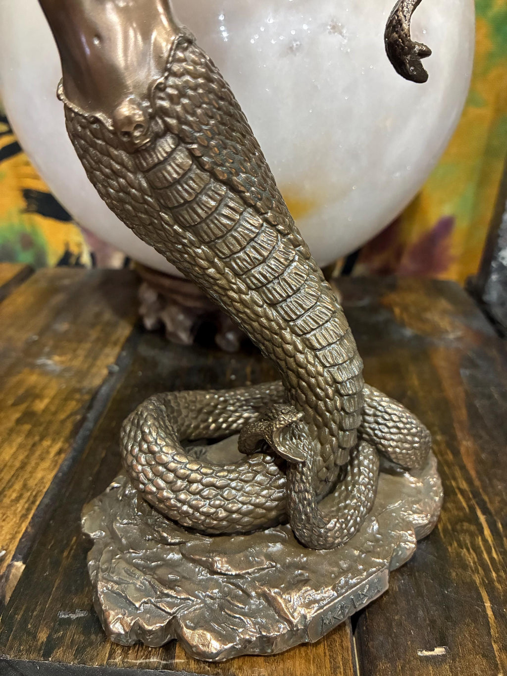 Medusa Statue 9 1/8 Inch | Greek Mythology Decor | Gorgon Figurine w/ Snake Hair | Protection Altar Decor | Athena Medusa Gift