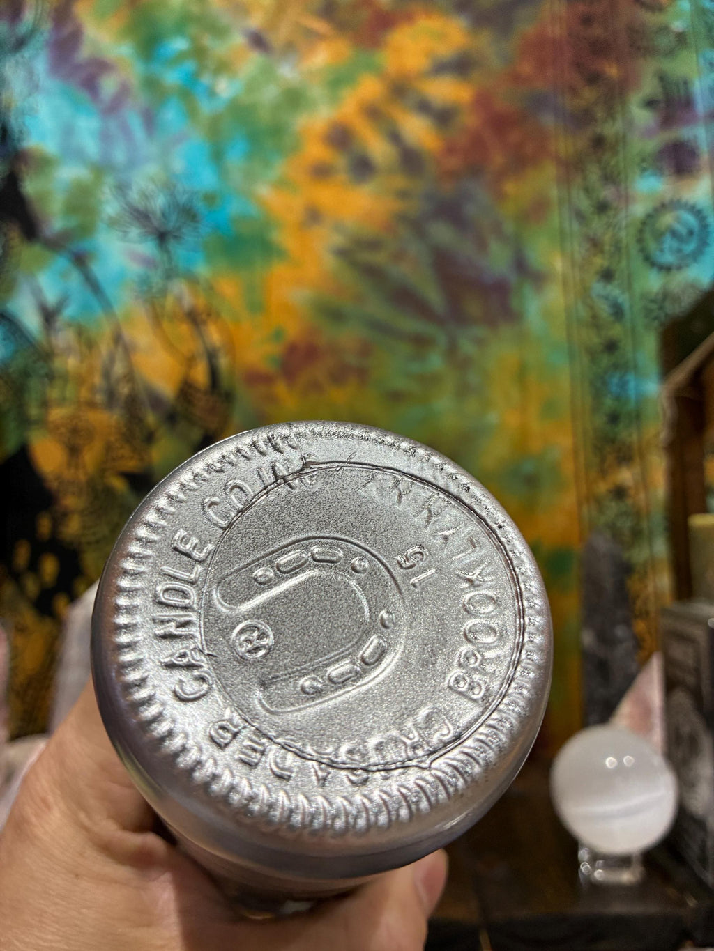 Silver Rain Ritual Candle | Money Drawing, Abundance, Prosperity