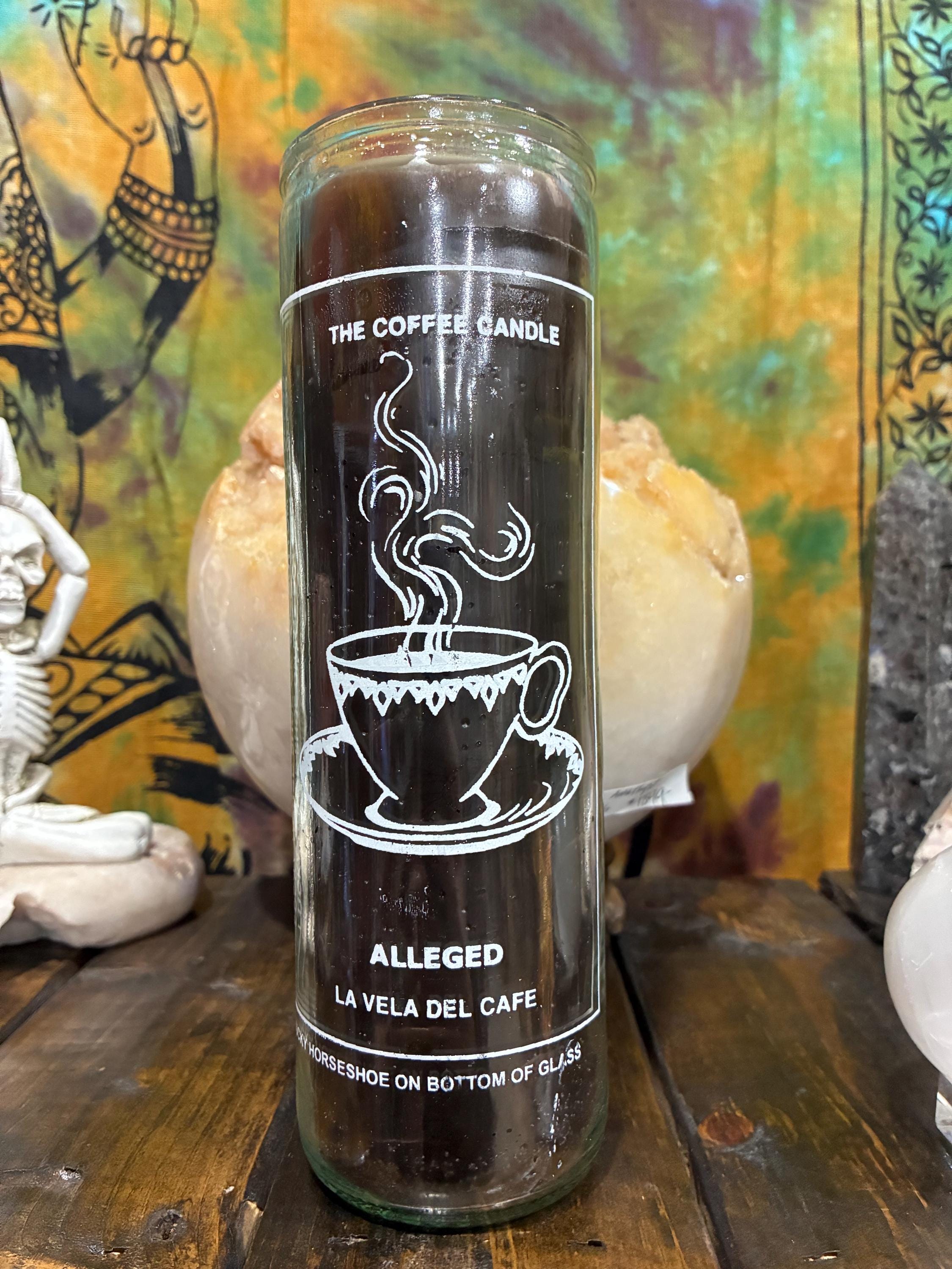 Coffee Candle | Strength Power Candle | Money Love Luck Candle | Protection Candle | 7 Day Ritual Candle | Enemy Work Candle