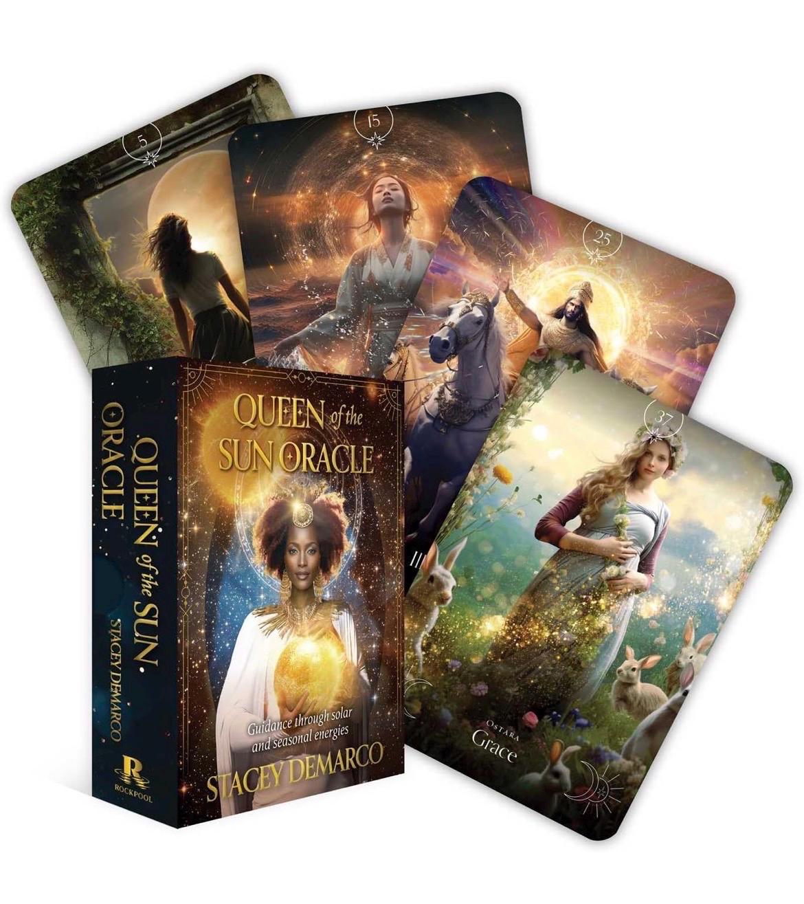 Queen of the Sun Oracle: Guidance through solar and seasonal energies (Rockpool Oracle)