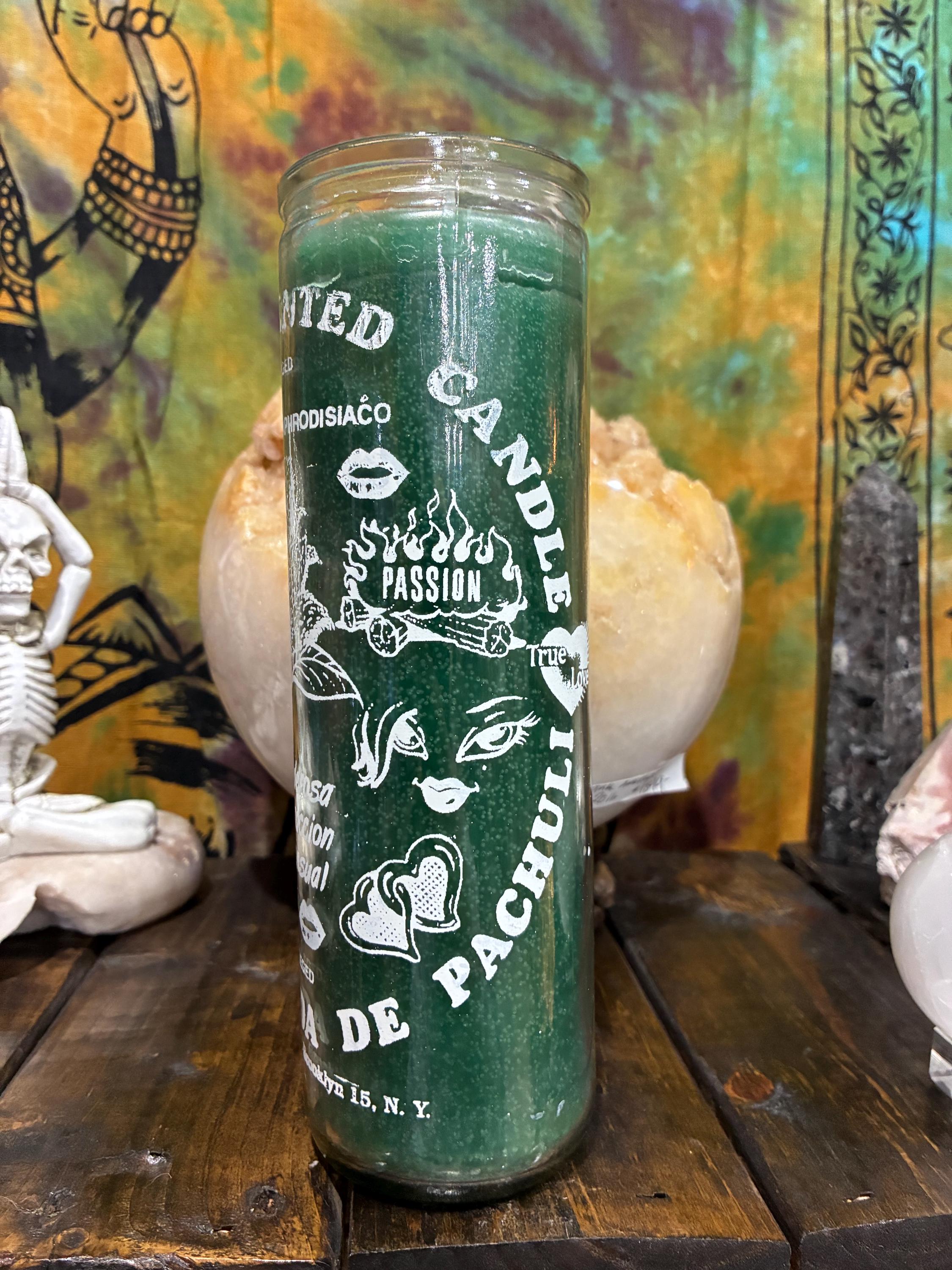 Patchouli Candle | Aphrodisiac Ritual, Sensual Attraction | 7 Day Candle