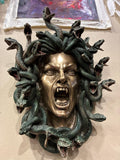 Medusa Wall Sculpture | Gothic Mythology Snake Hair Decor