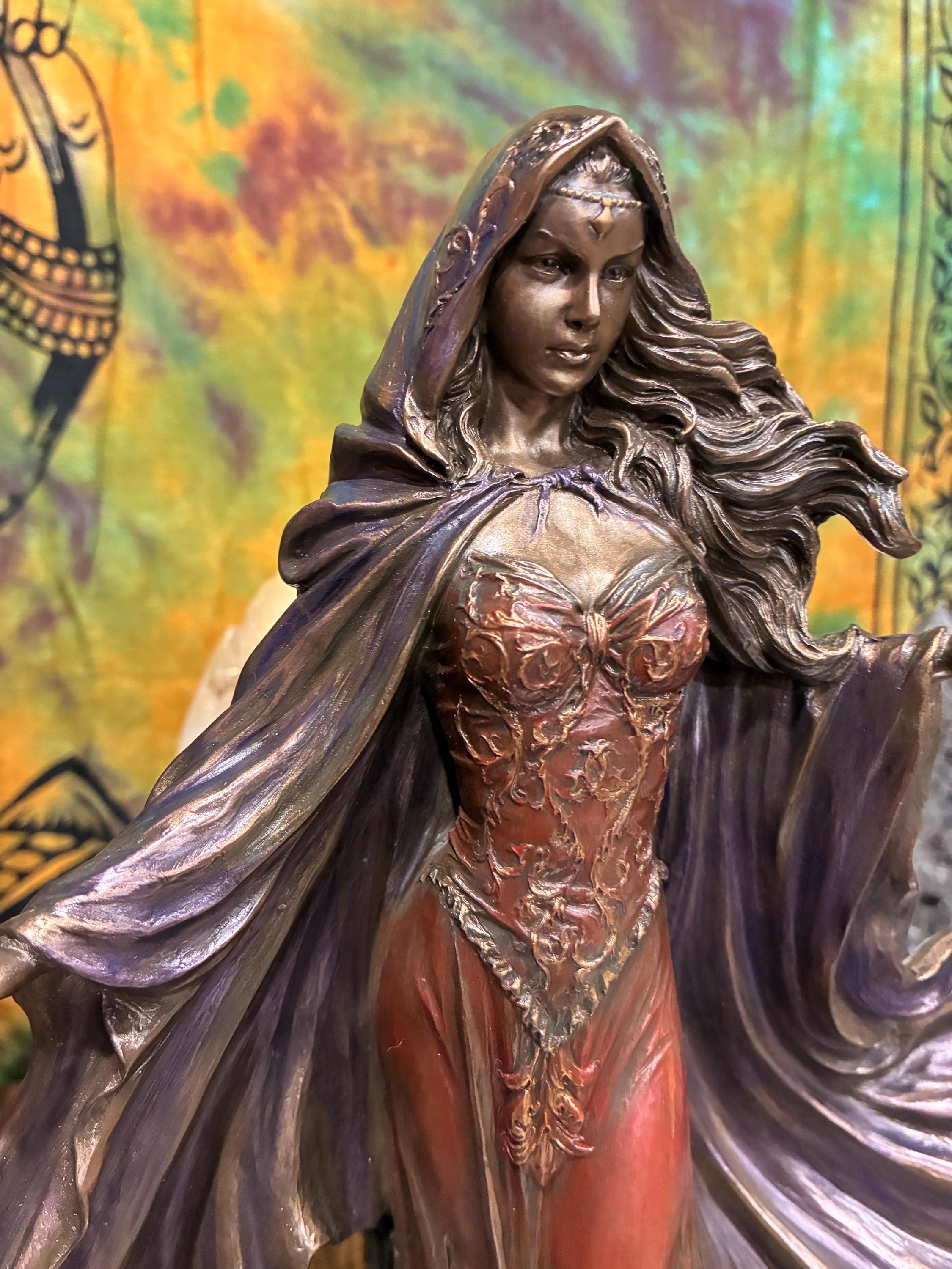 Morgana Statue — 11 1/4” (Gothic Altar Decor)