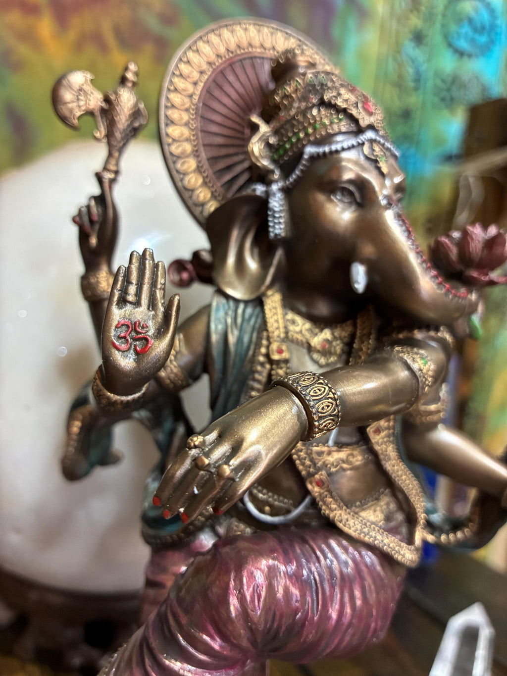 Ganesha (Ganesh) Statue — 8 3/8” | Remover of Obstacles | Hindu Deity Altar Decor | Spiritual Gift