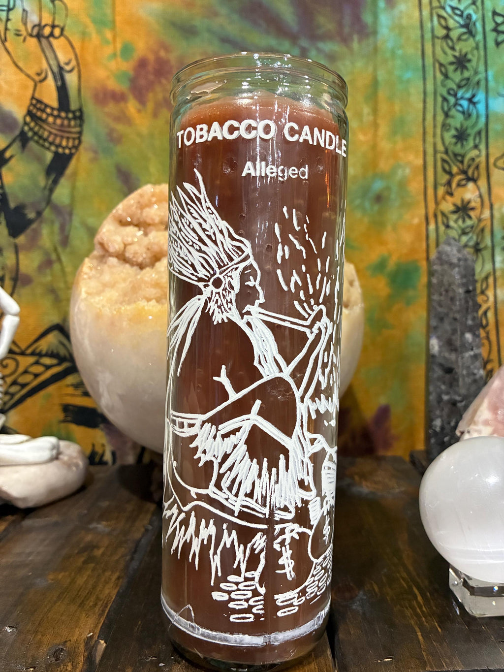 Tobacco Candle – Strength, Protection, Luck & Powerful Blessings