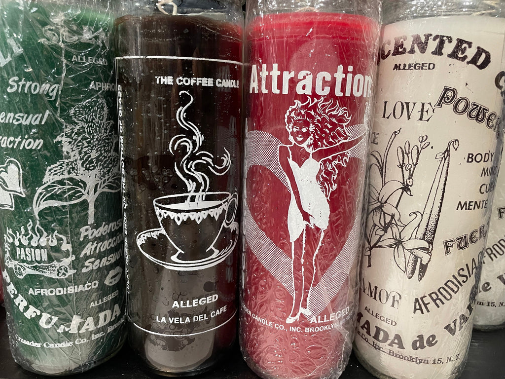 Scented novena candles - fragrance intention candles
