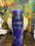 Go Away Evil Candle - 7 Indian Powers, Spiritual Protection