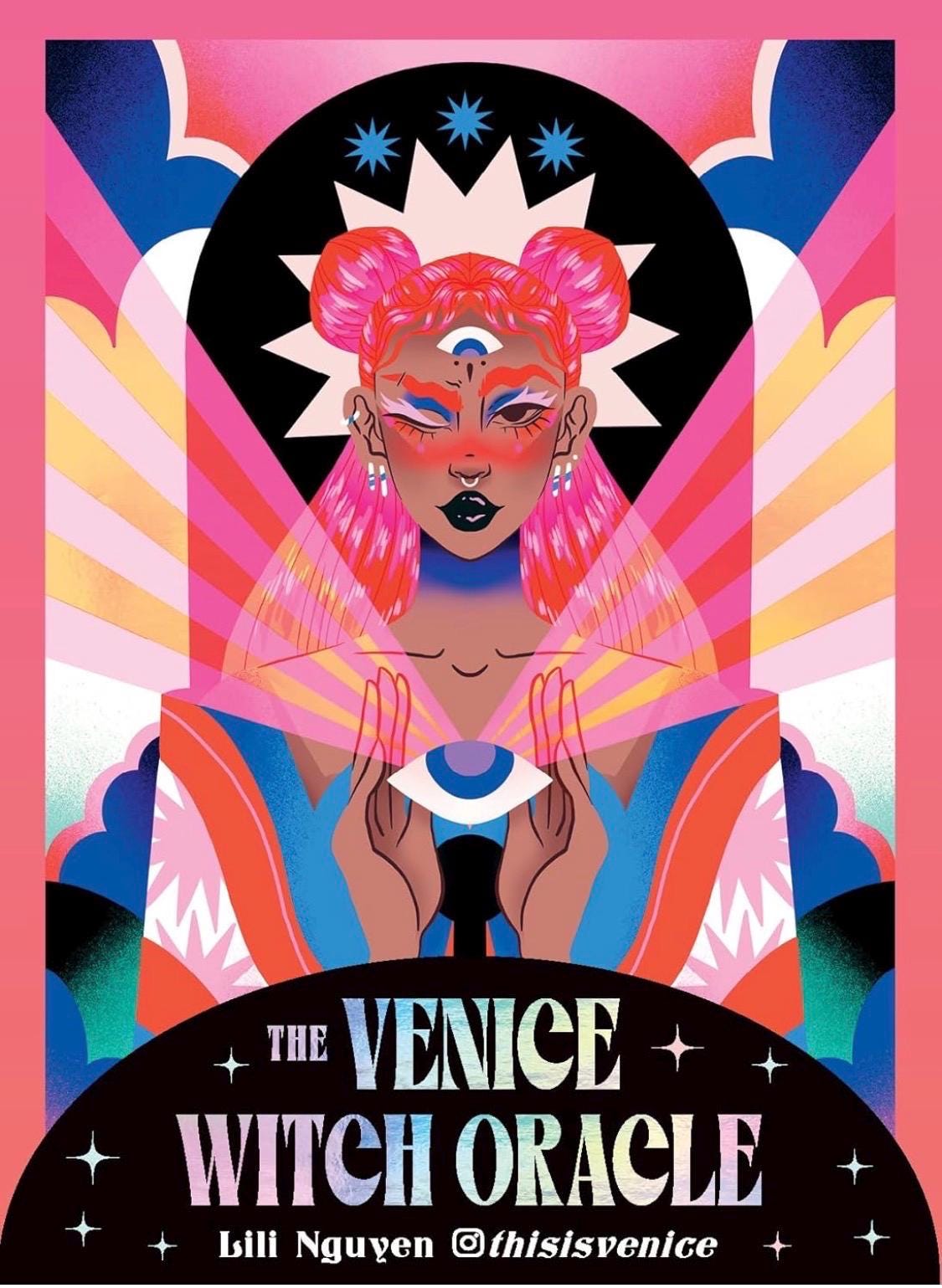 The Venice Witch Oracle (33 Cards + Guidebook) | New & Factory Sealed | Modern Witchy Oracle Deck | Lili Nguyen | Rockpool