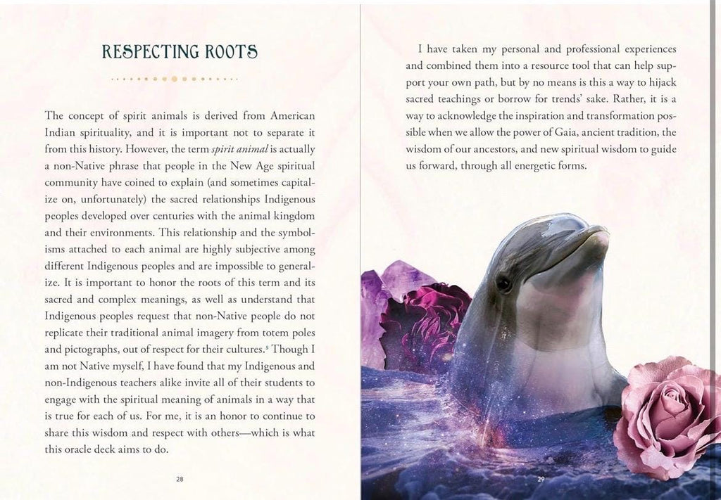 Guidance from Gaia Oracle Cards: Spirit Animal Practices, Affirmations (Guidebook)