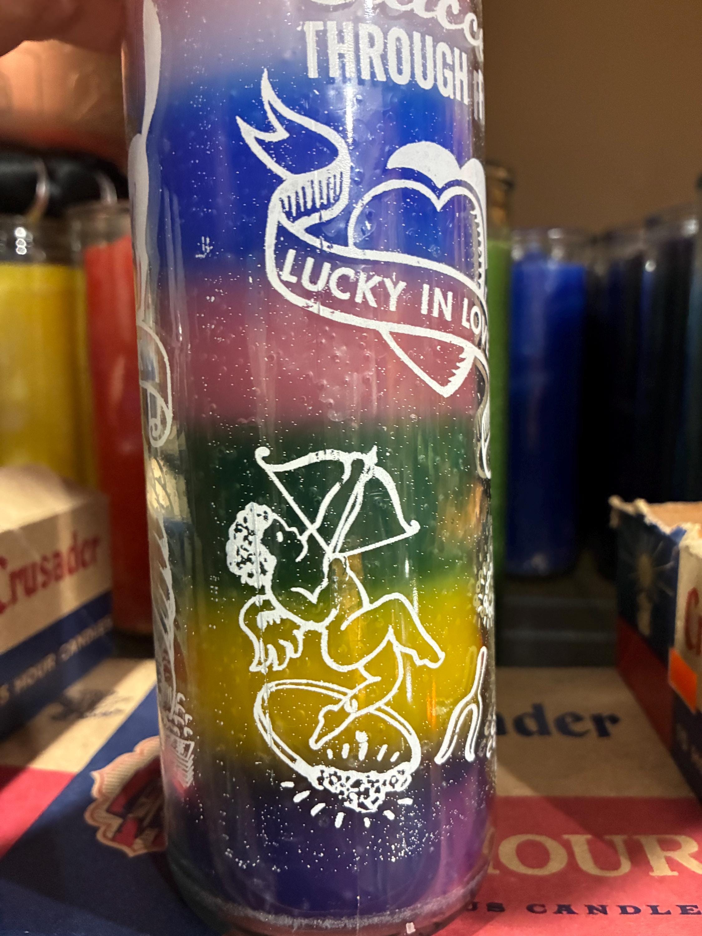 Lucky 7-11  Intention Candle: All Purpose Novena Candle