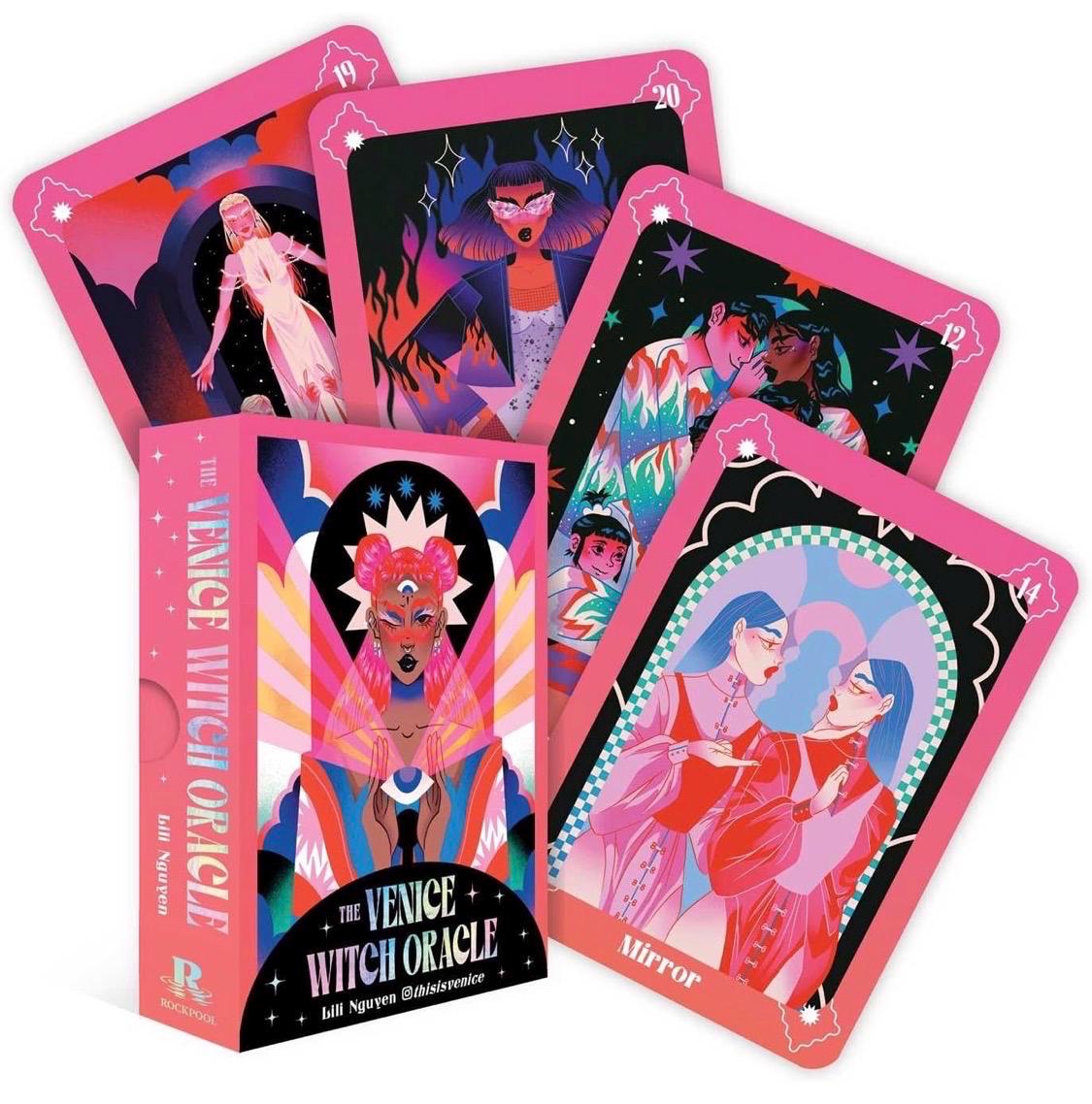 The Venice Witch Oracle (33 Cards + Guidebook) | New & Factory Sealed | Modern Witchy Oracle Deck | Lili Nguyen | Rockpool