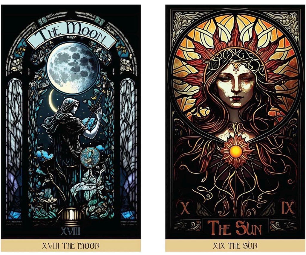 The Stained Glass Tarot: An Illuminated Journey through the Cards
