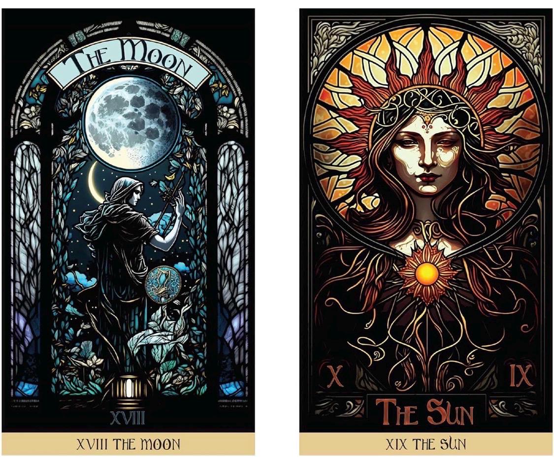 The Stained Glass Tarot: An Illuminated Journey through the Cards