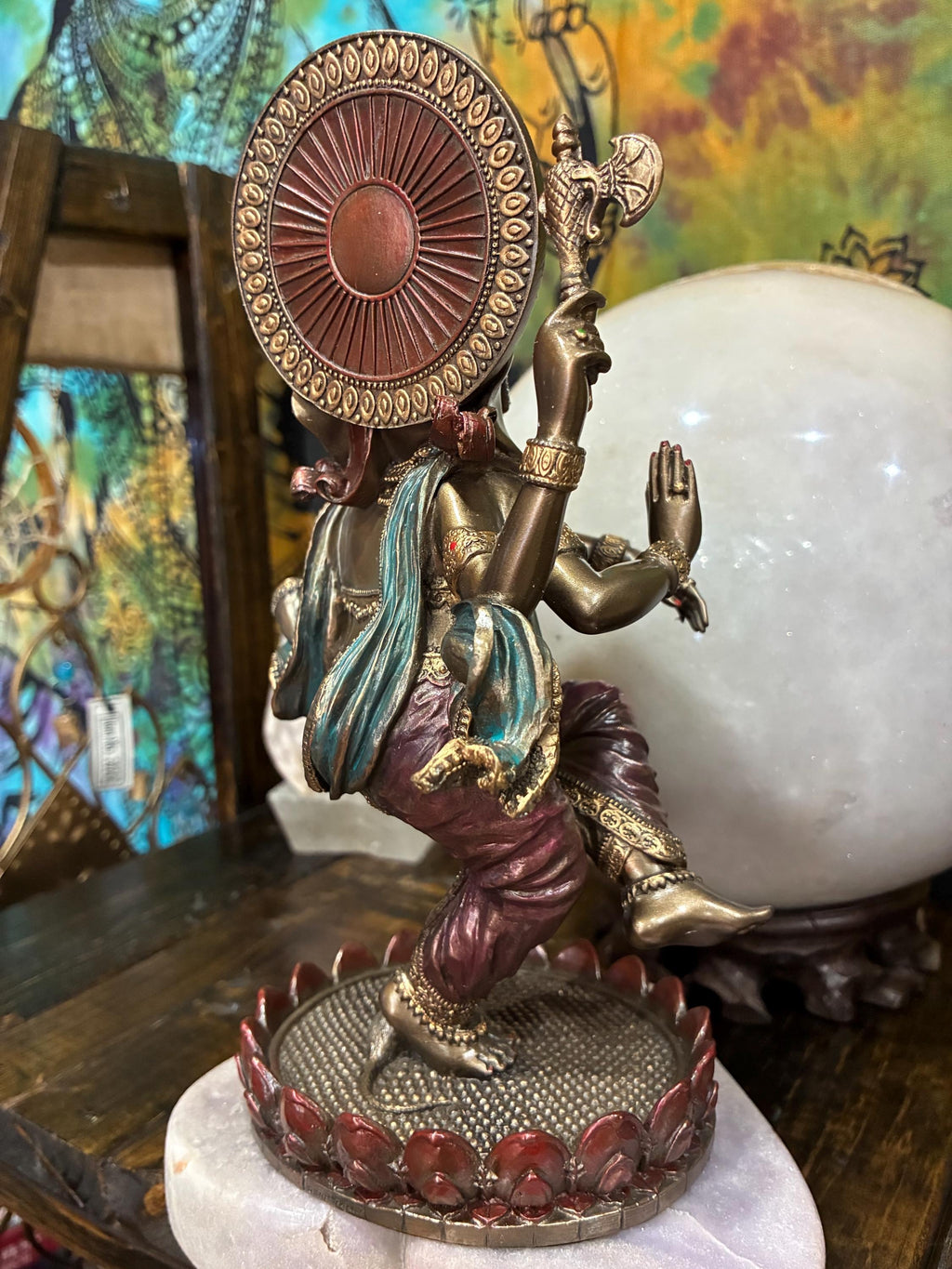 Ganesha (Ganesh) Statue — 8 3/8” | Remover of Obstacles | Hindu Deity Altar Decor | Spiritual Gift