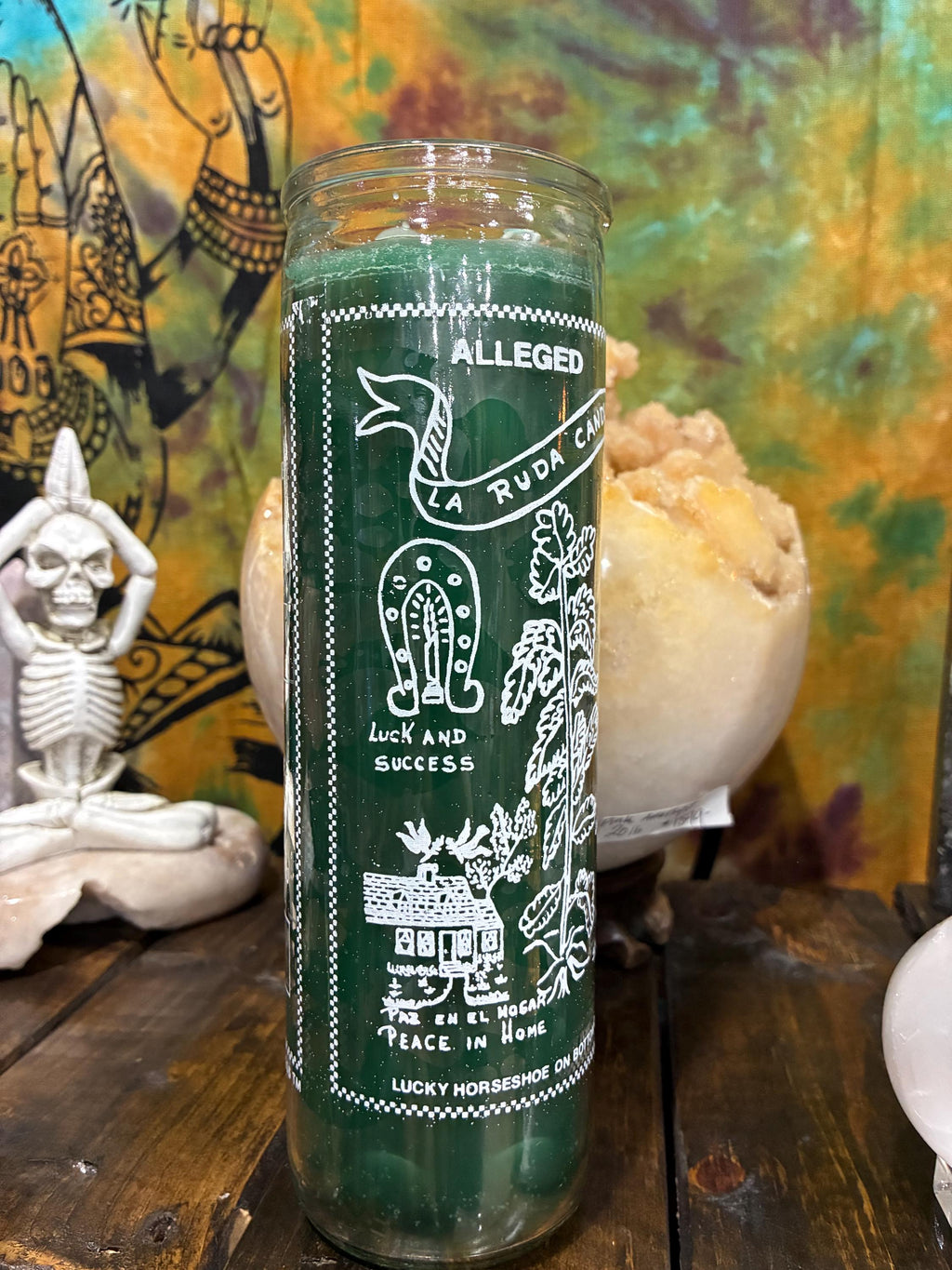 Ruda Candle – Rue Novena, Protection, Luck & Peace