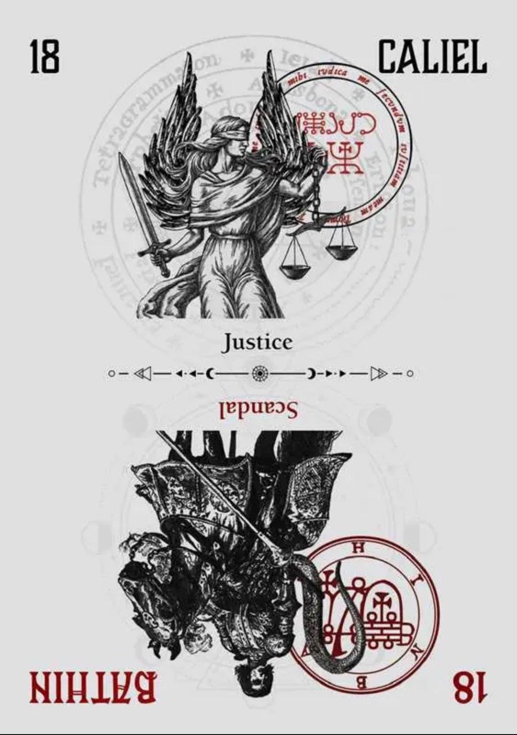 Oracle of Heaven and Hell: Angels Demons Tarot Deck