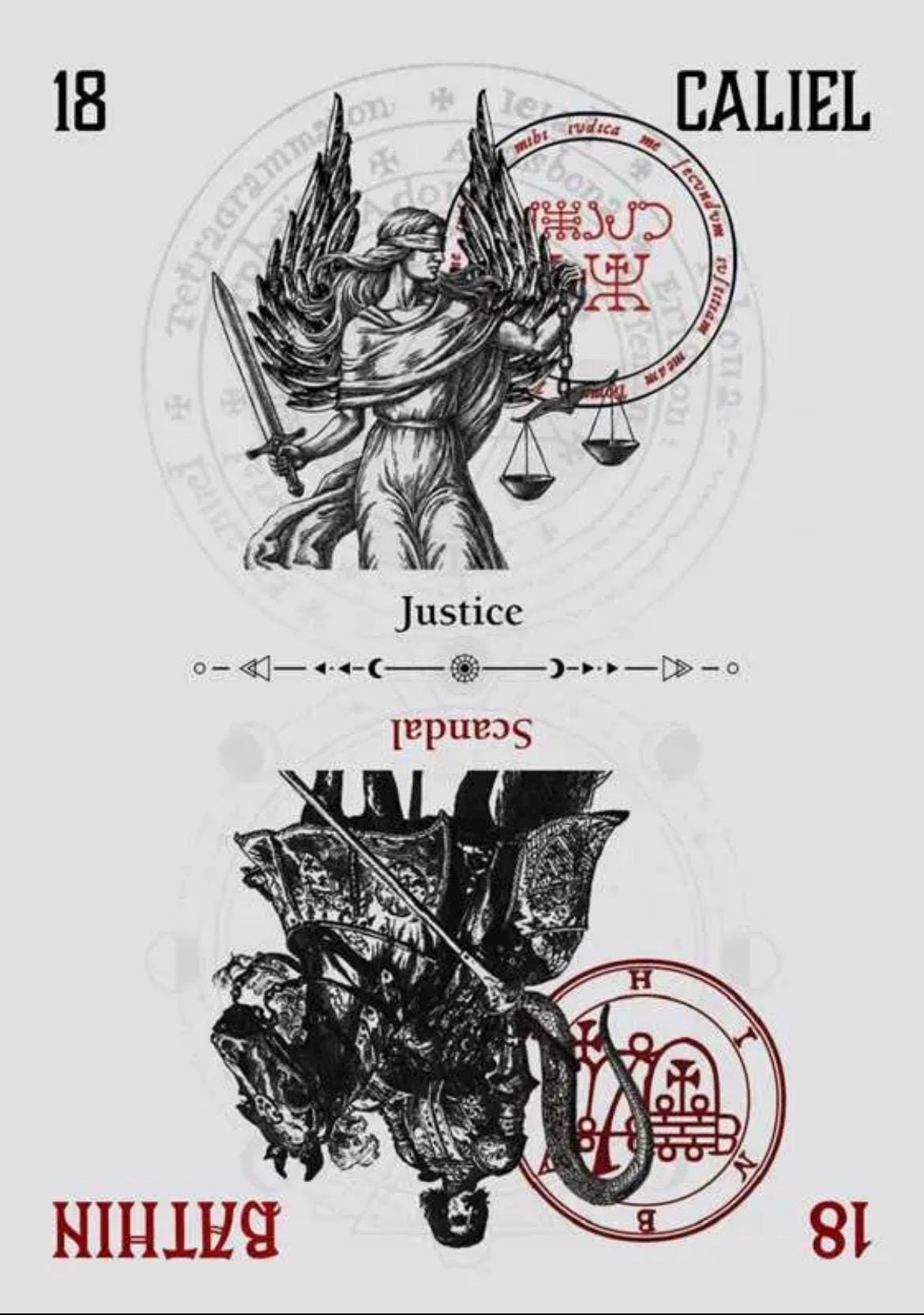Oracle of Heaven and Hell: Angels Demons Tarot Deck