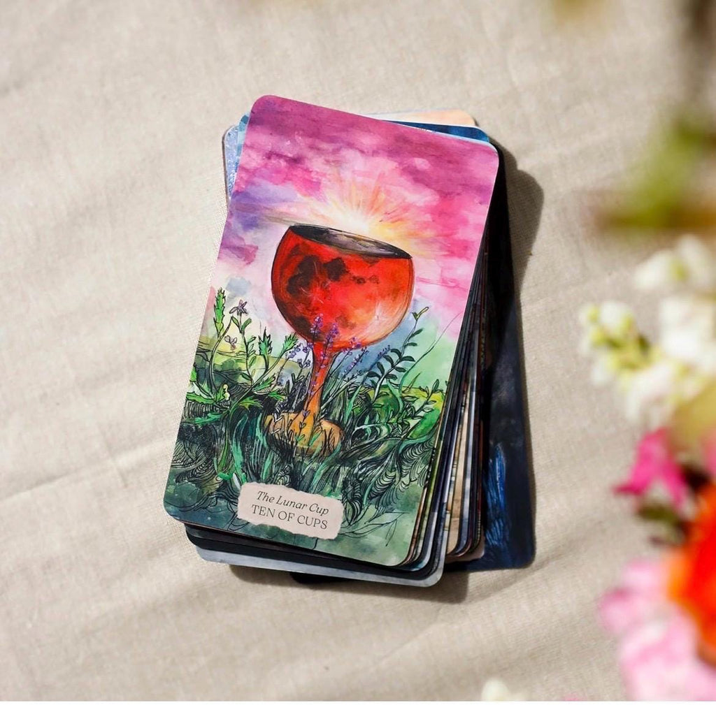 Bonestone & Earthflesh Tarot The Reawakening | Avalon Cameron + Ana Tourian | 79 Cards + 384 Page Full Color Guidebook | Mythic Fantasy Taro