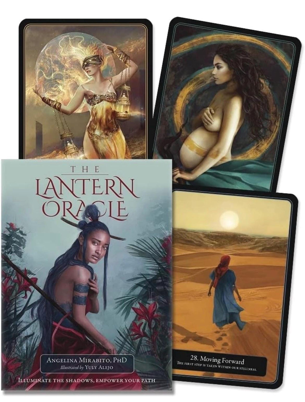The Lantern Oracle Deck | Shadow Work, Healing, Divine Feminine Wisdom (44 Cards + Guidebook)