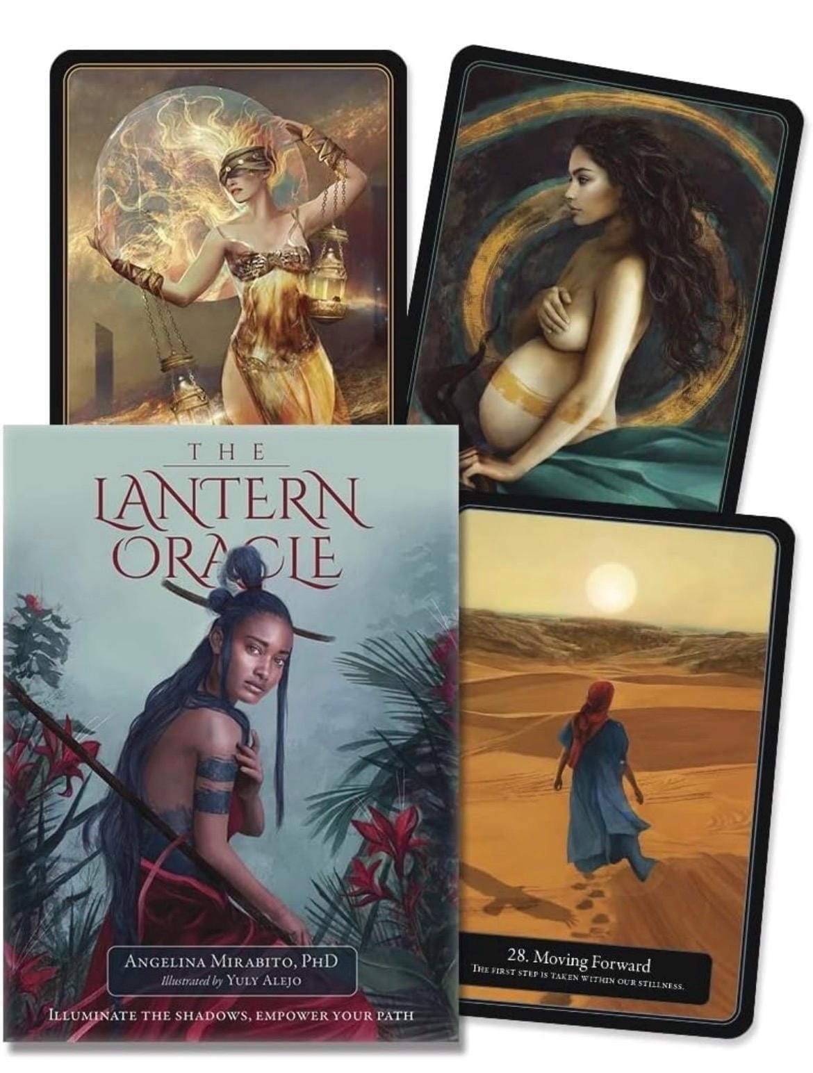 The Lantern Oracle Deck | Shadow Work, Healing, Divine Feminine Wisdom (44 Cards + Guidebook)