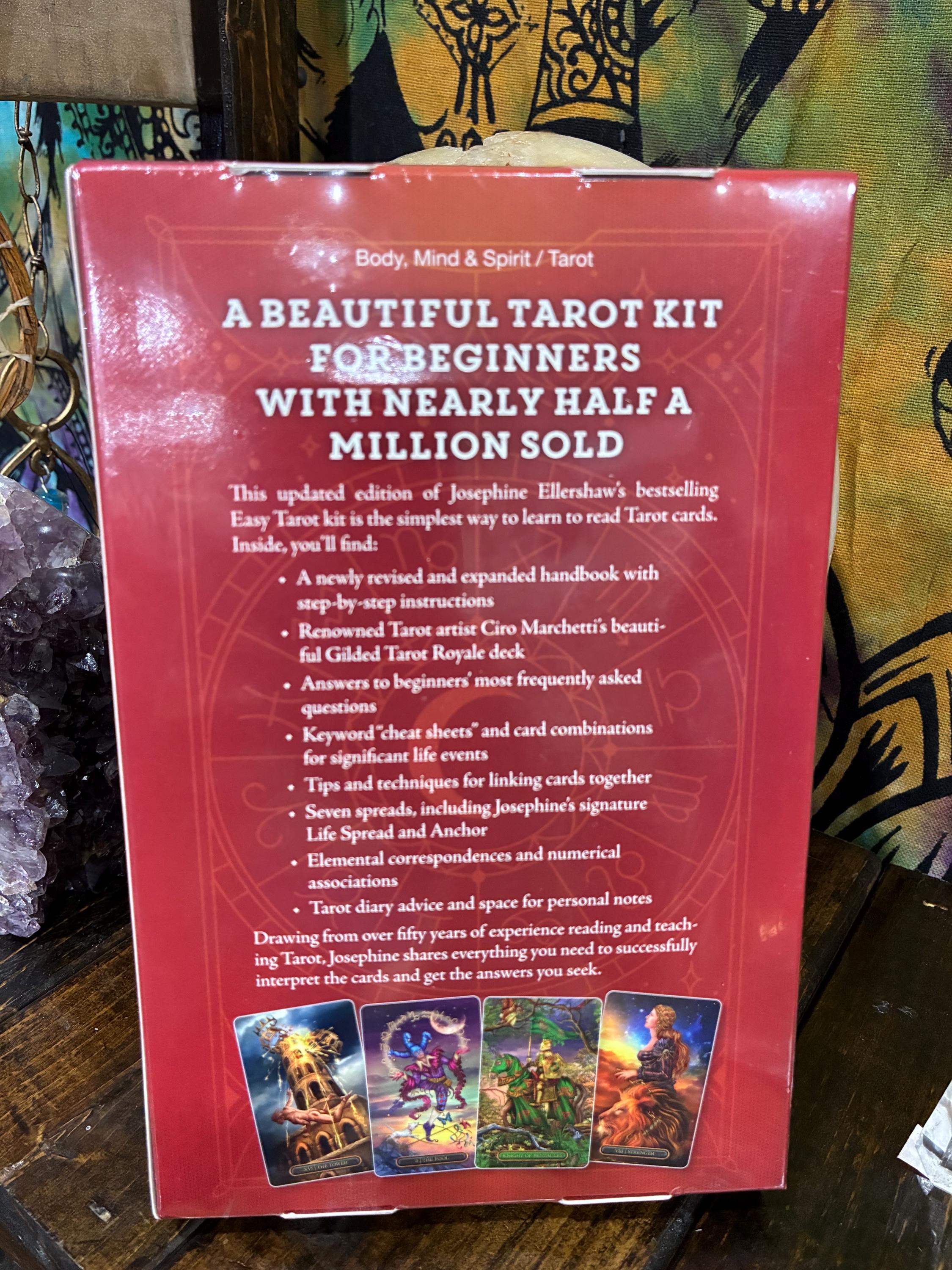 Beginner Tarot Deck Kit | Gilded Royale Cards by Ciro Marchetti, Josephine Ellershaw