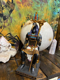 Thoth Statue | Egyptian God of Wisdom, Writing & Magic | Bronze Finish Altar Decor