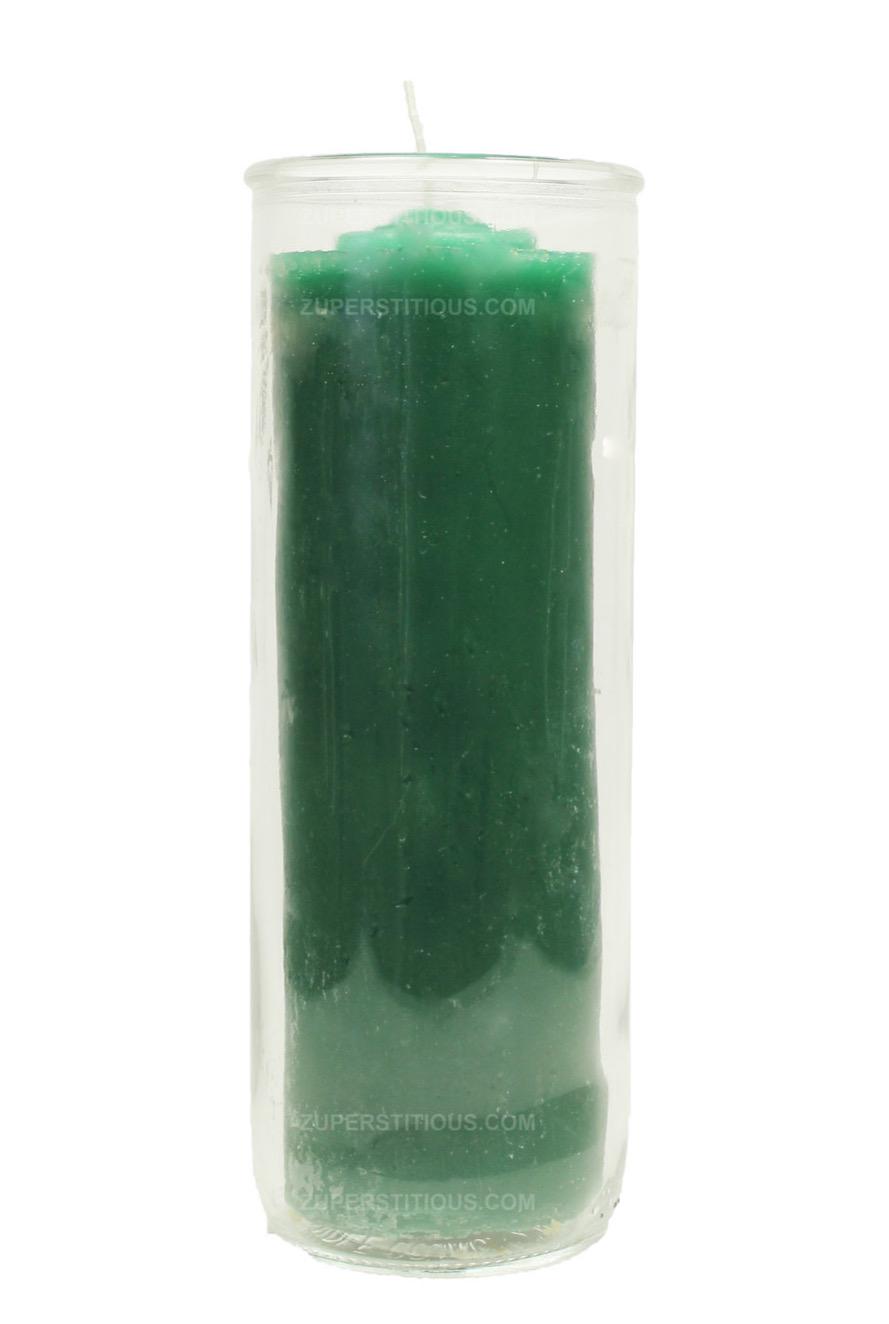 7-Day Glass Jar Candle | Unscented Ritual Spell Candle, Horse Imprint