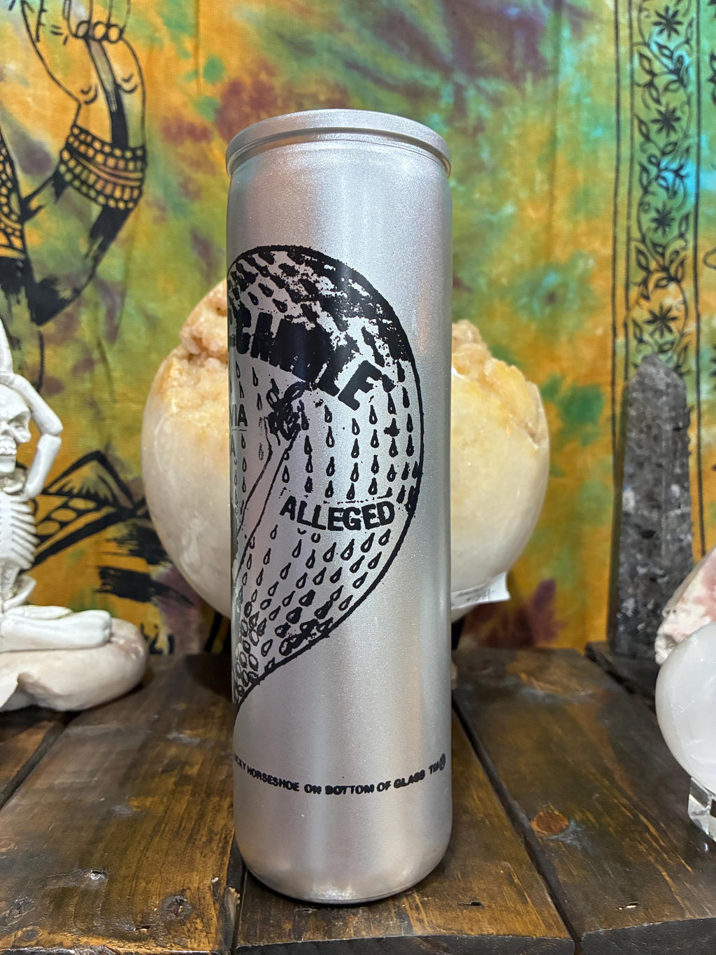 Silver Rain Ritual Candle | Money Drawing, Abundance, Prosperity