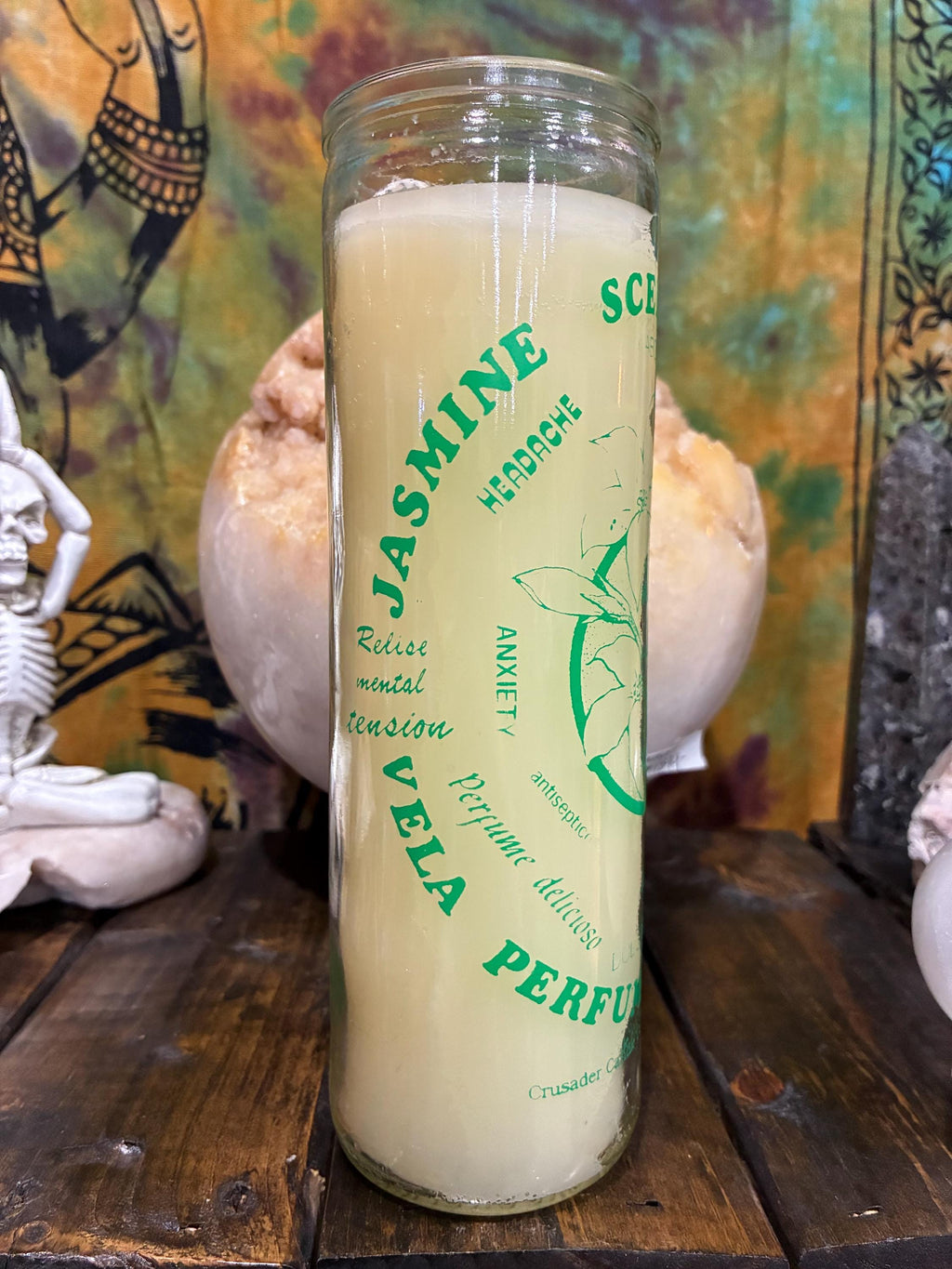 Jasmine Scented Candle | 7-Day Ritual, Anxiety & Headache Relief