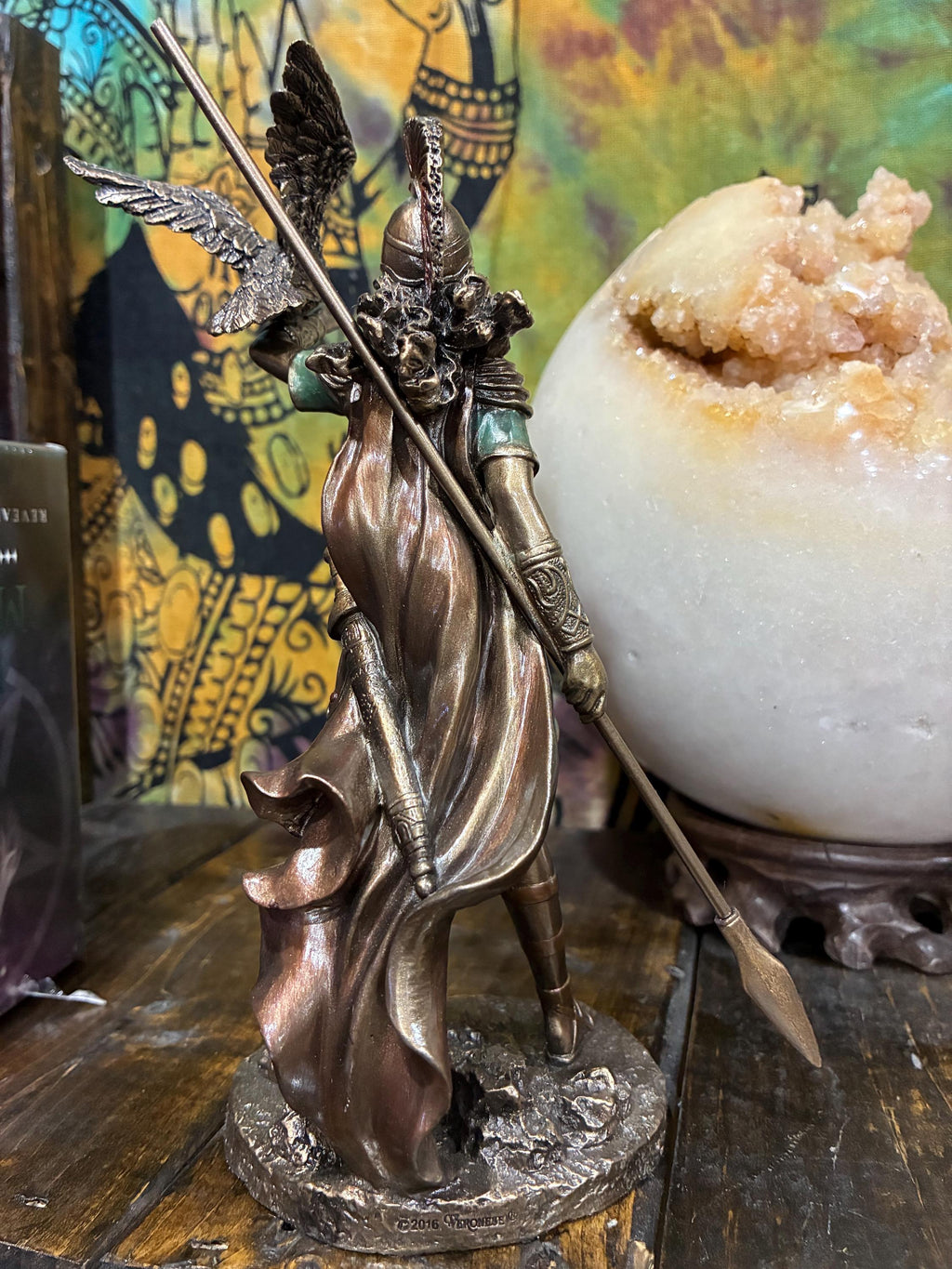 Athena Statue | Bronze Finish Greek Goddess Altar Decor