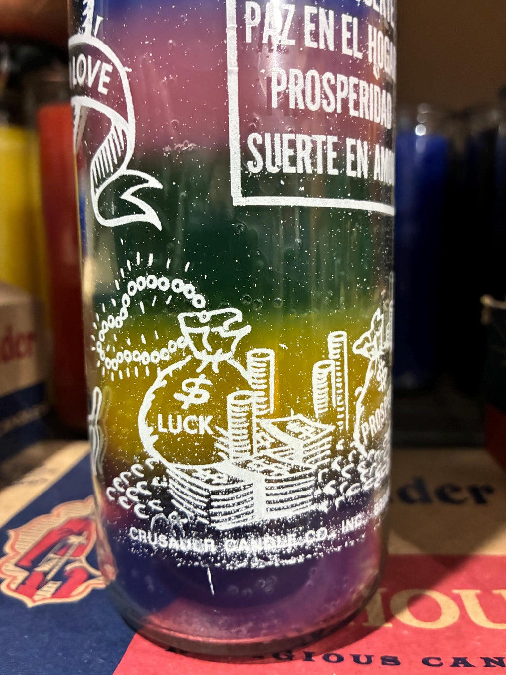Lucky 7-11  Intention Candle: All Purpose Novena Candle