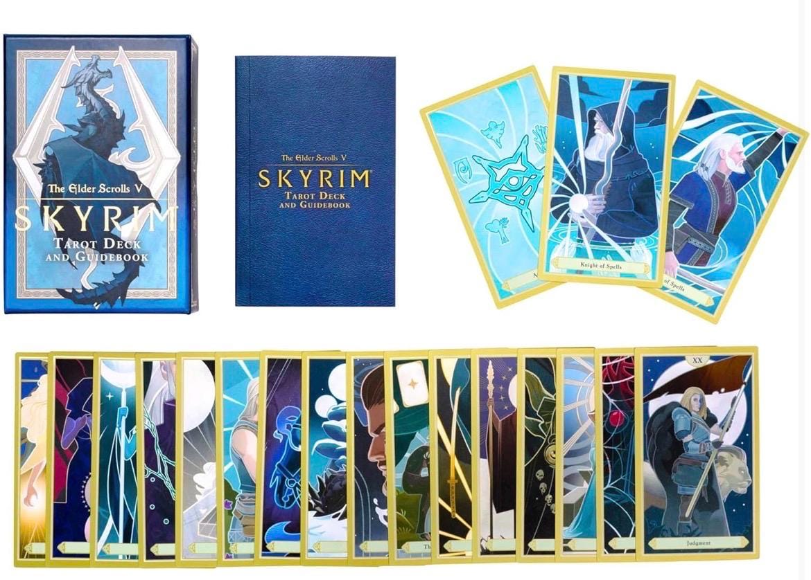 The Elder Scrolls V: Skyrim Tarot Deck and Guidebook (Gaming)