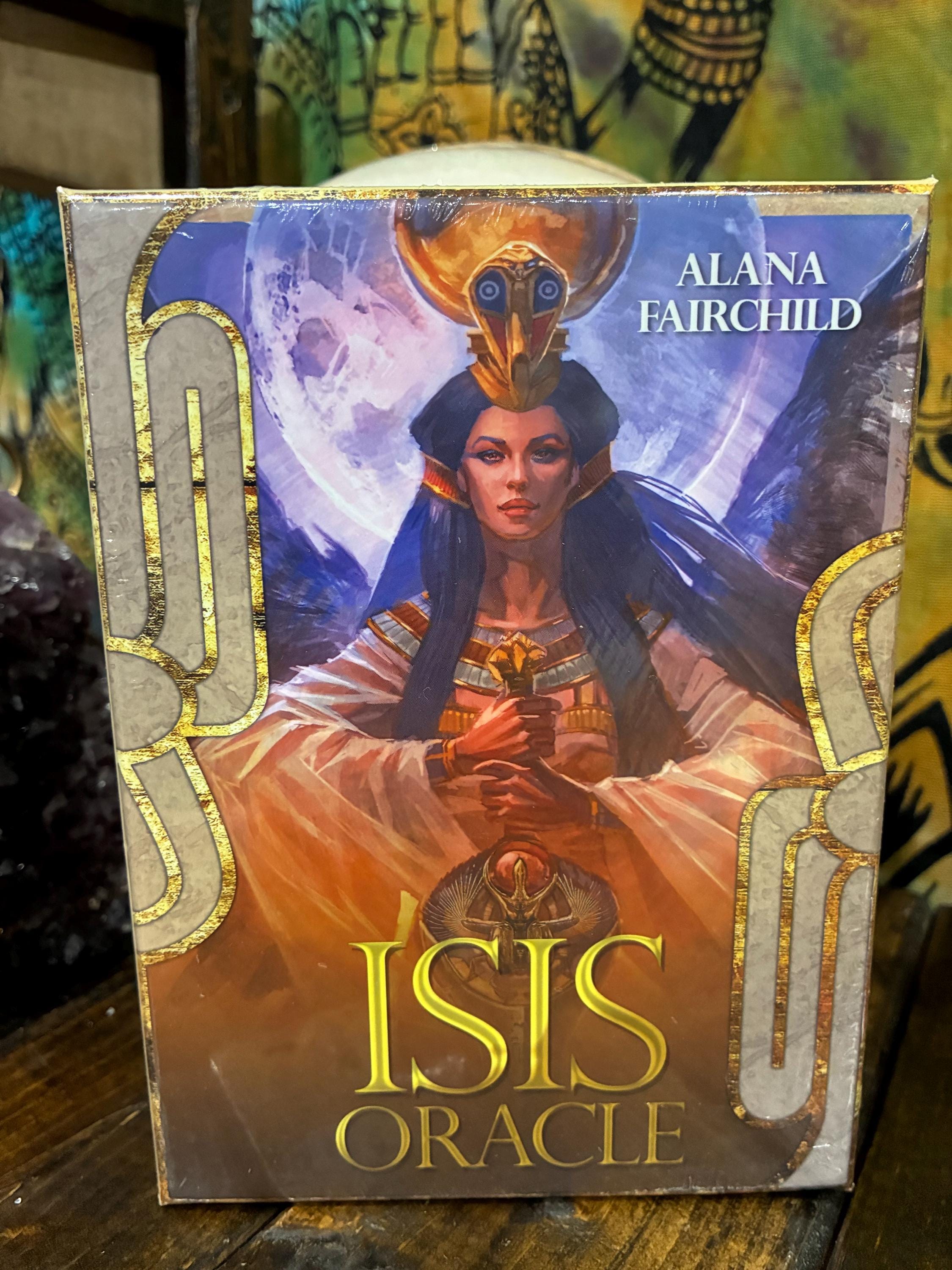 Isis Oracle Deck | Alana Fairchild | 44 Card Oracle + 220 Page Guidebook | Egyptian Goddess Oracle | Priestess Wisdom | Healing & Intuition