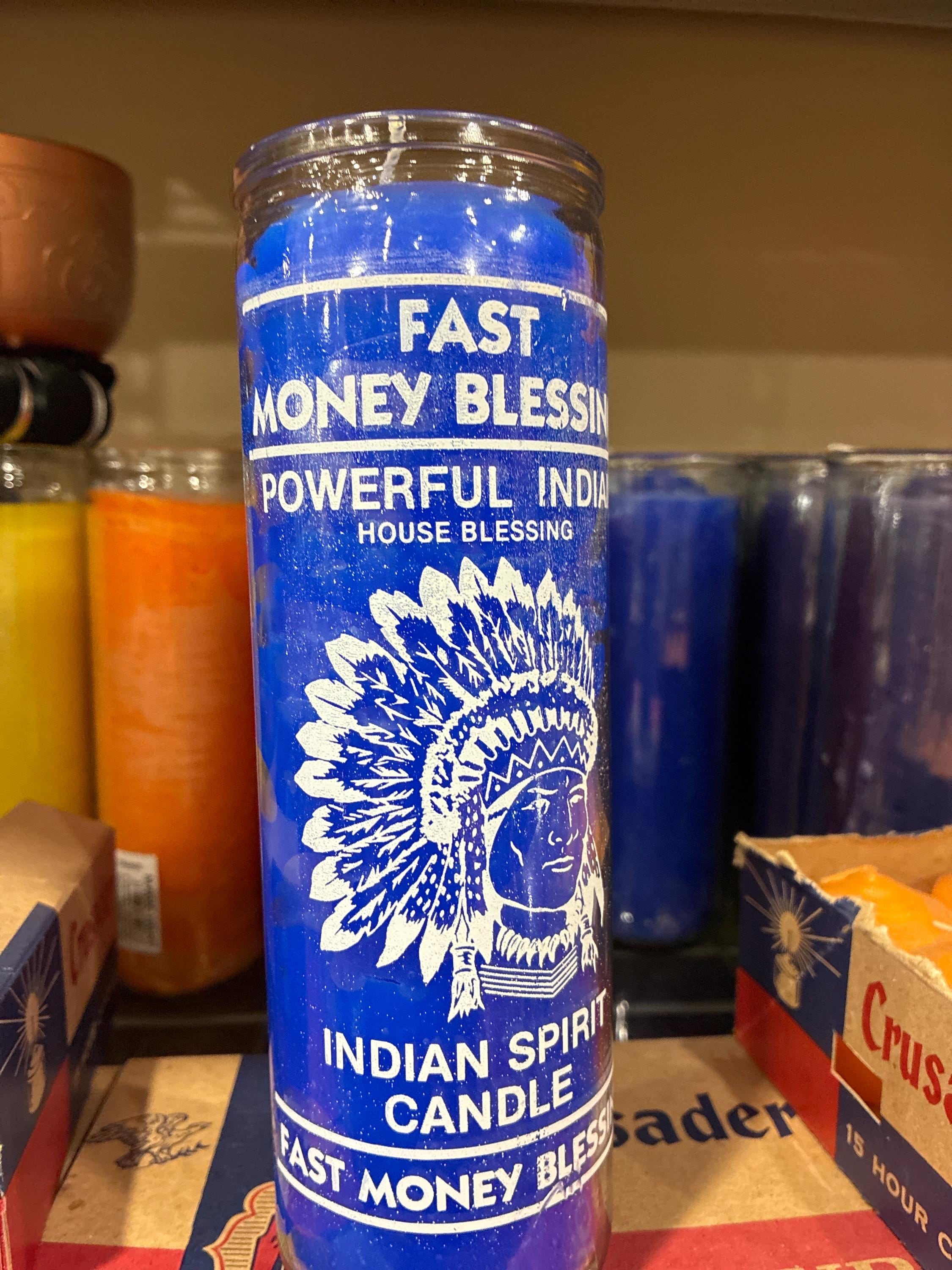 Fast money house blessing- intention candles unscented