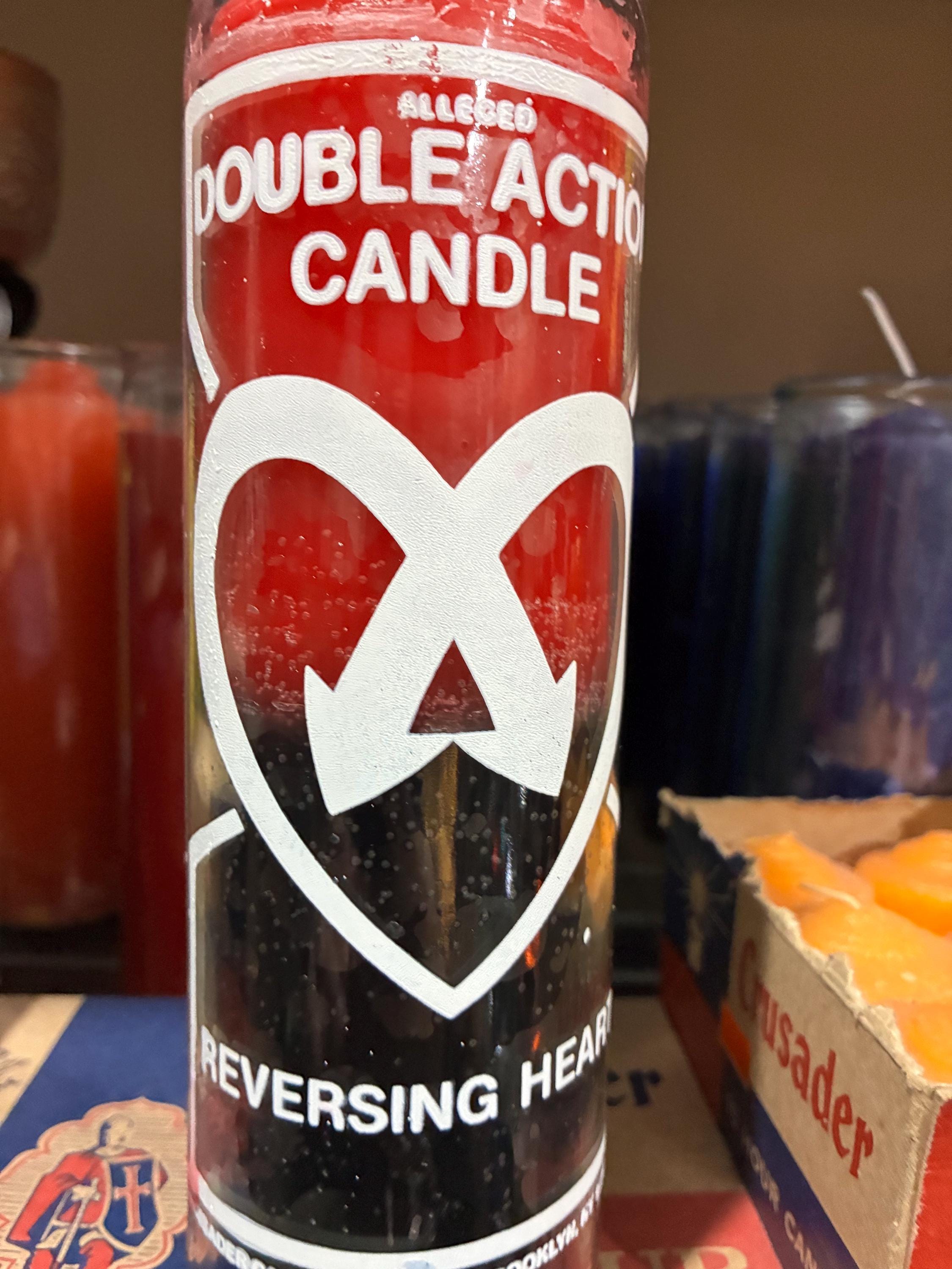 Da alleged reverse hearts- intention candles