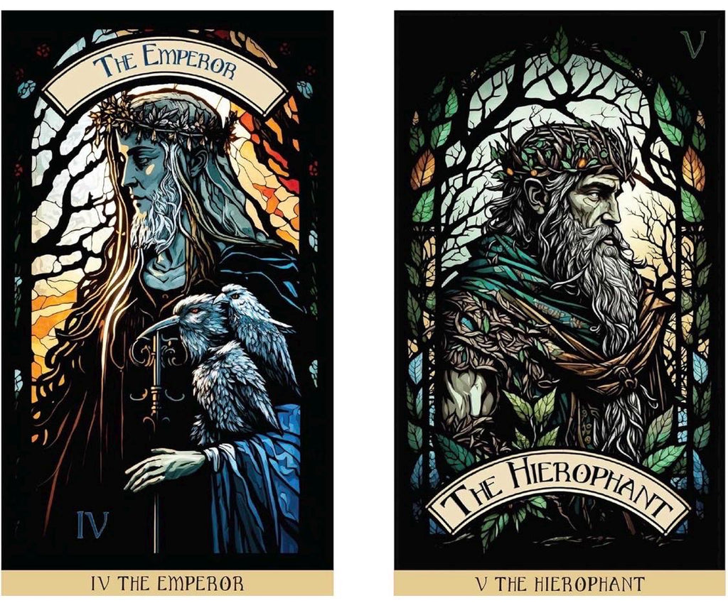 The Stained Glass Tarot: An Illuminated Journey through the Cards