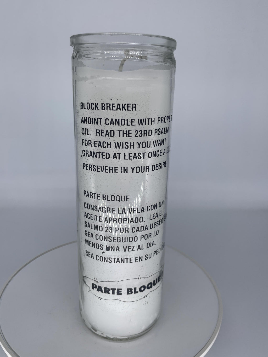 Block breaker - intention candles (blockbuster)