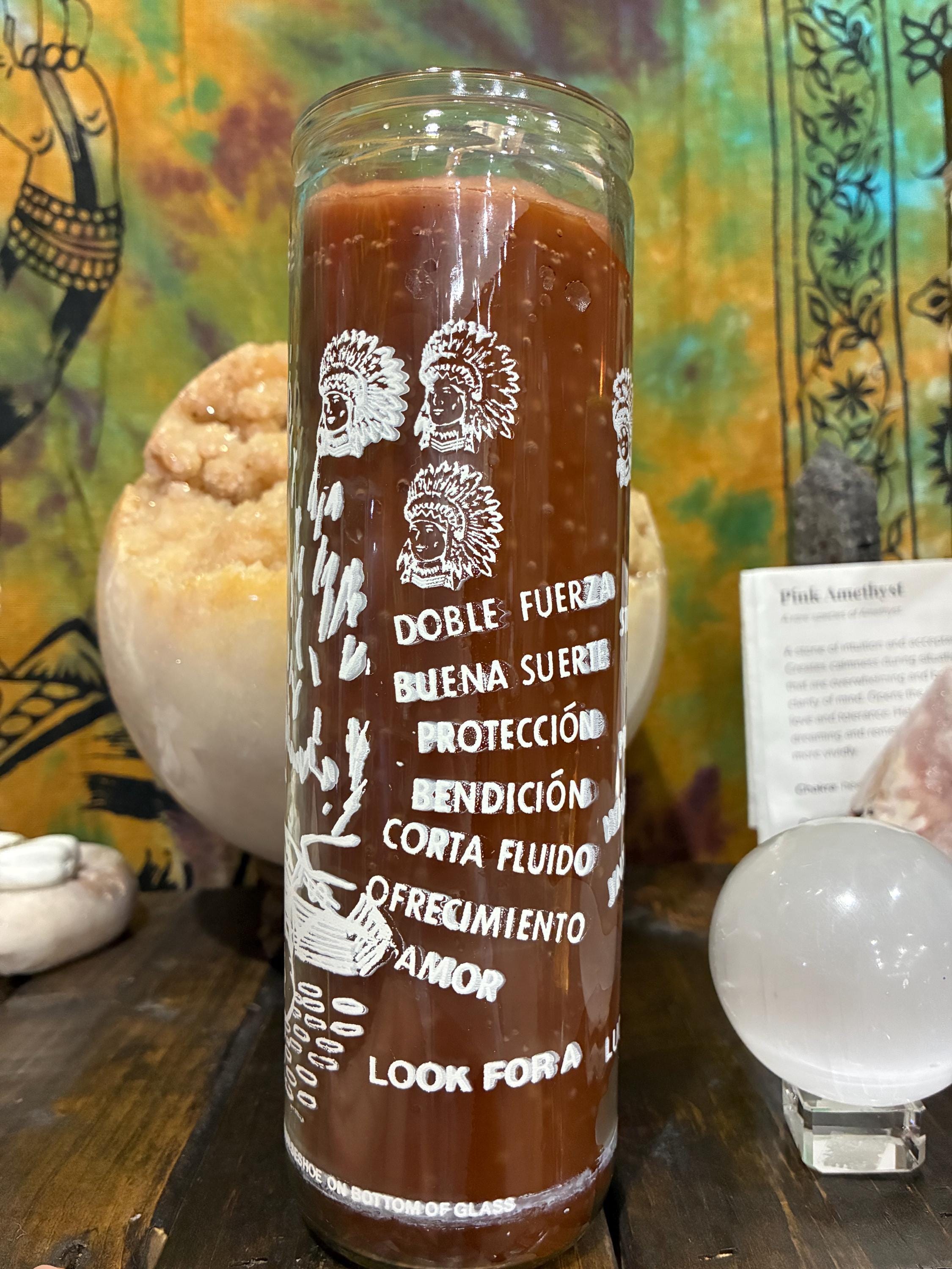 Tobacco Candle – Strength, Protection, Luck & Powerful Blessings