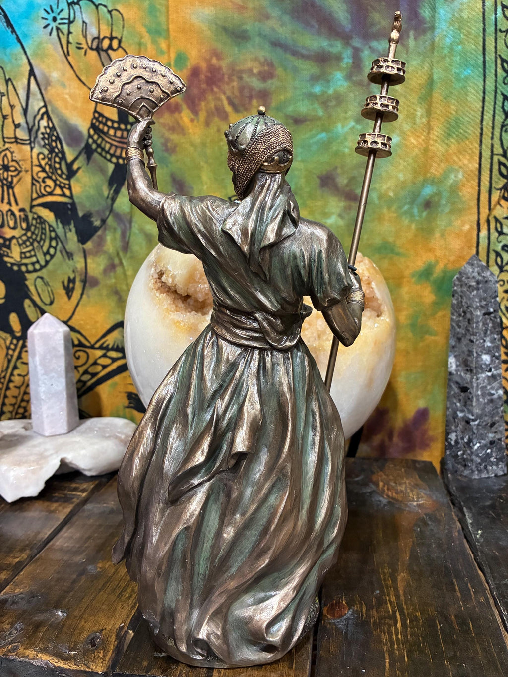 Obatala Orisha Statue – Peace, Wisdom & Purity | Yoruba Altar Decor | Santería/Lukumí, Ifá, Spiritual Gift