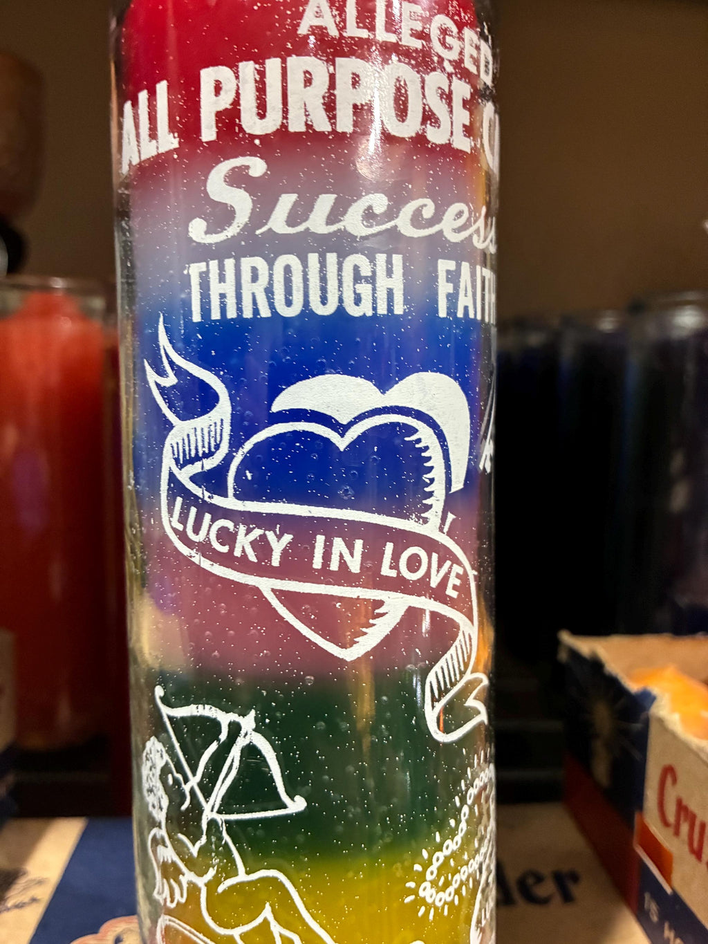 Lucky 7-11  Intention Candle: All Purpose Novena Candle