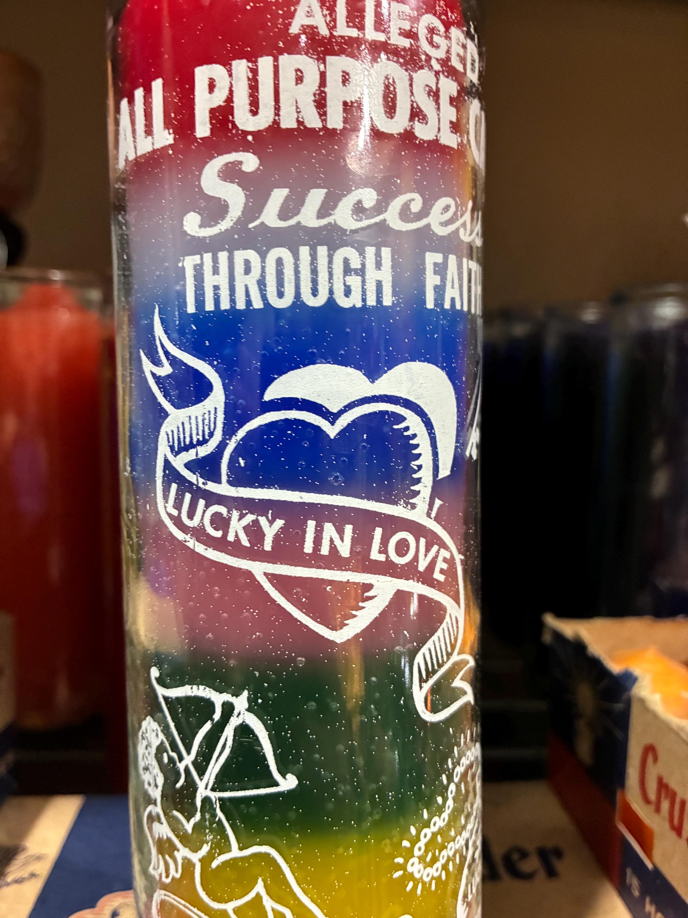 Lucky 7-11  Intention Candle: All Purpose Novena Candle