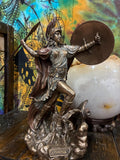 Athena Goddess Statue 10 1/4 Inch | Owl of Wisdom Figurine | Greek Mythology Altar Decor | Protection Courage Strategy | Spiritual Gift